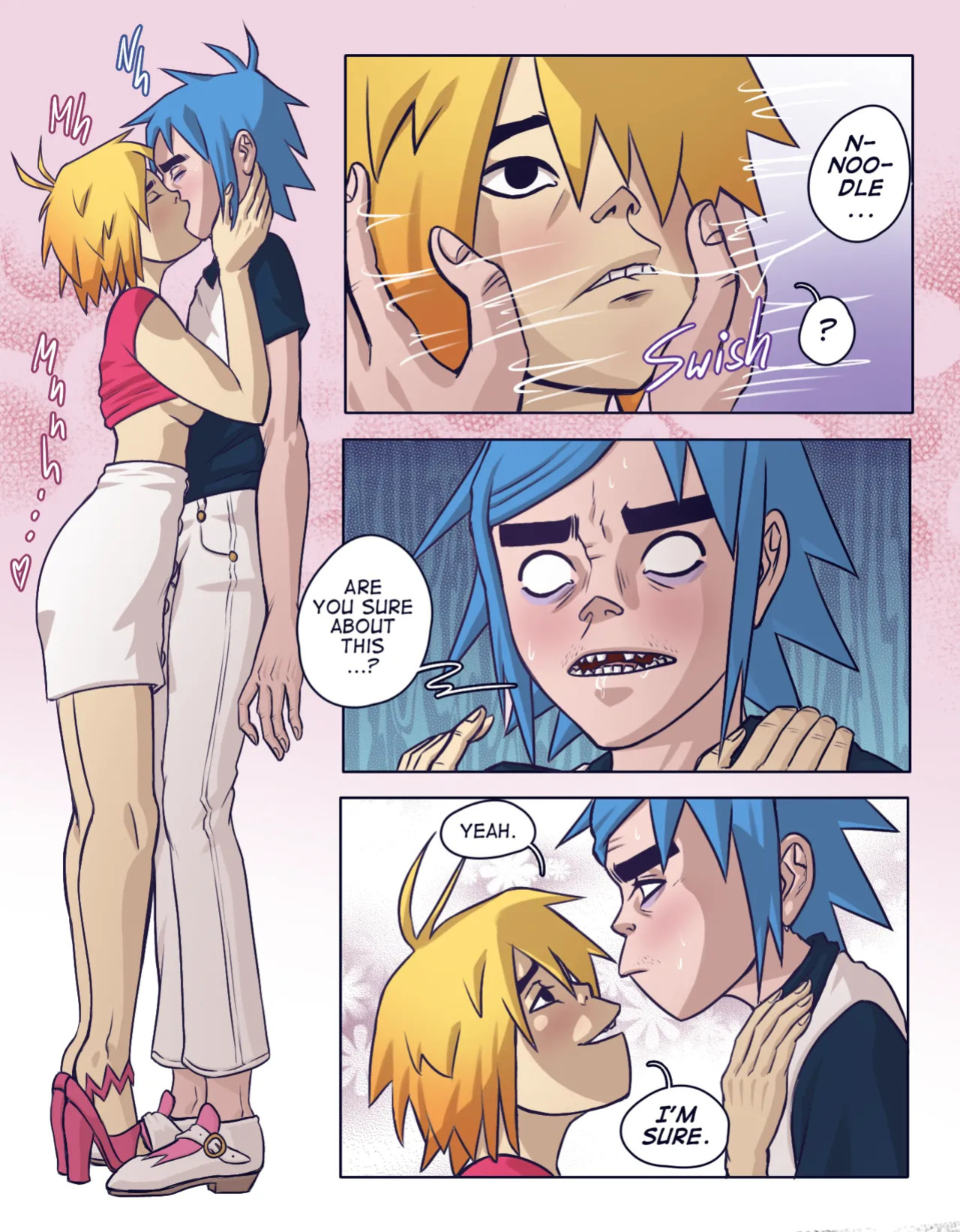 [BilberryBear] Backstage Bliss (Gorillaz 2D x Noodle)