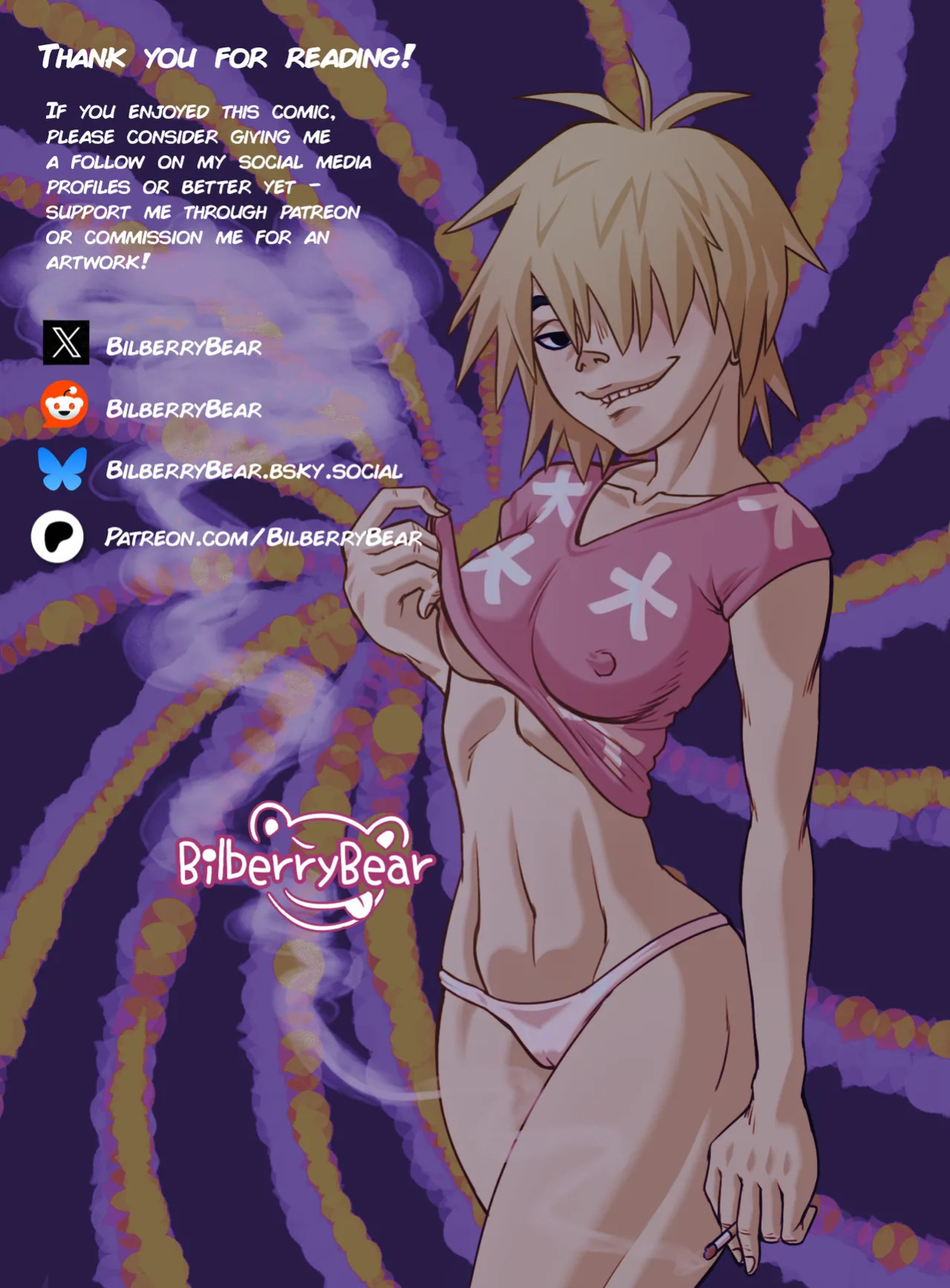 [BilberryBear] Backstage Bliss (Gorillaz 2D x Noodle)
