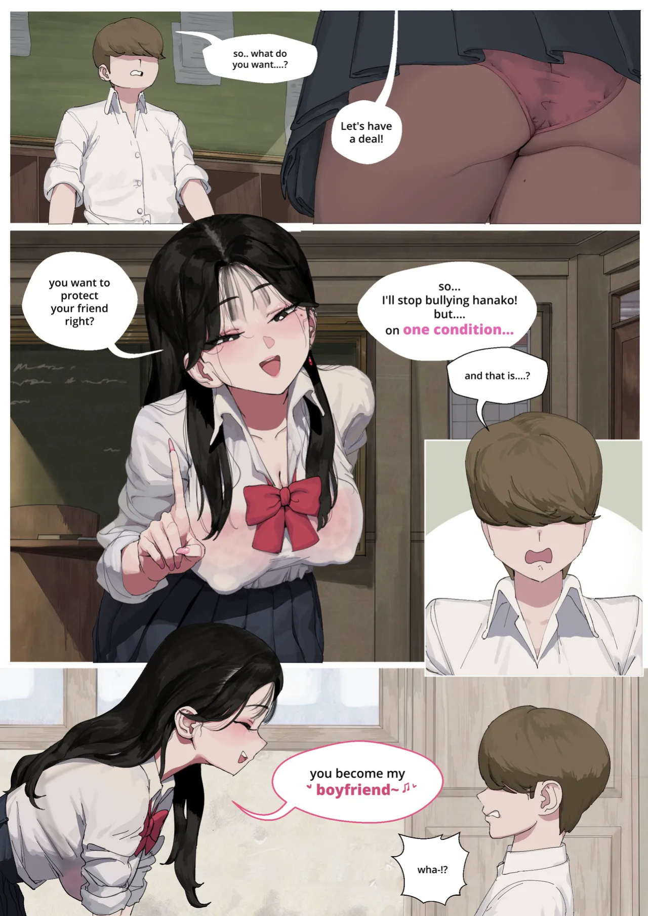 [wjs07] Gyaru Bully Reverse NTR [English] [ongoing]