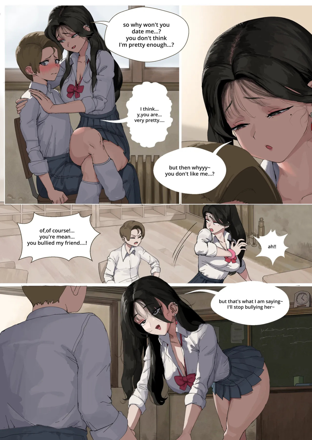 [wjs07] Gyaru Bully Reverse NTR [English] [ongoing]