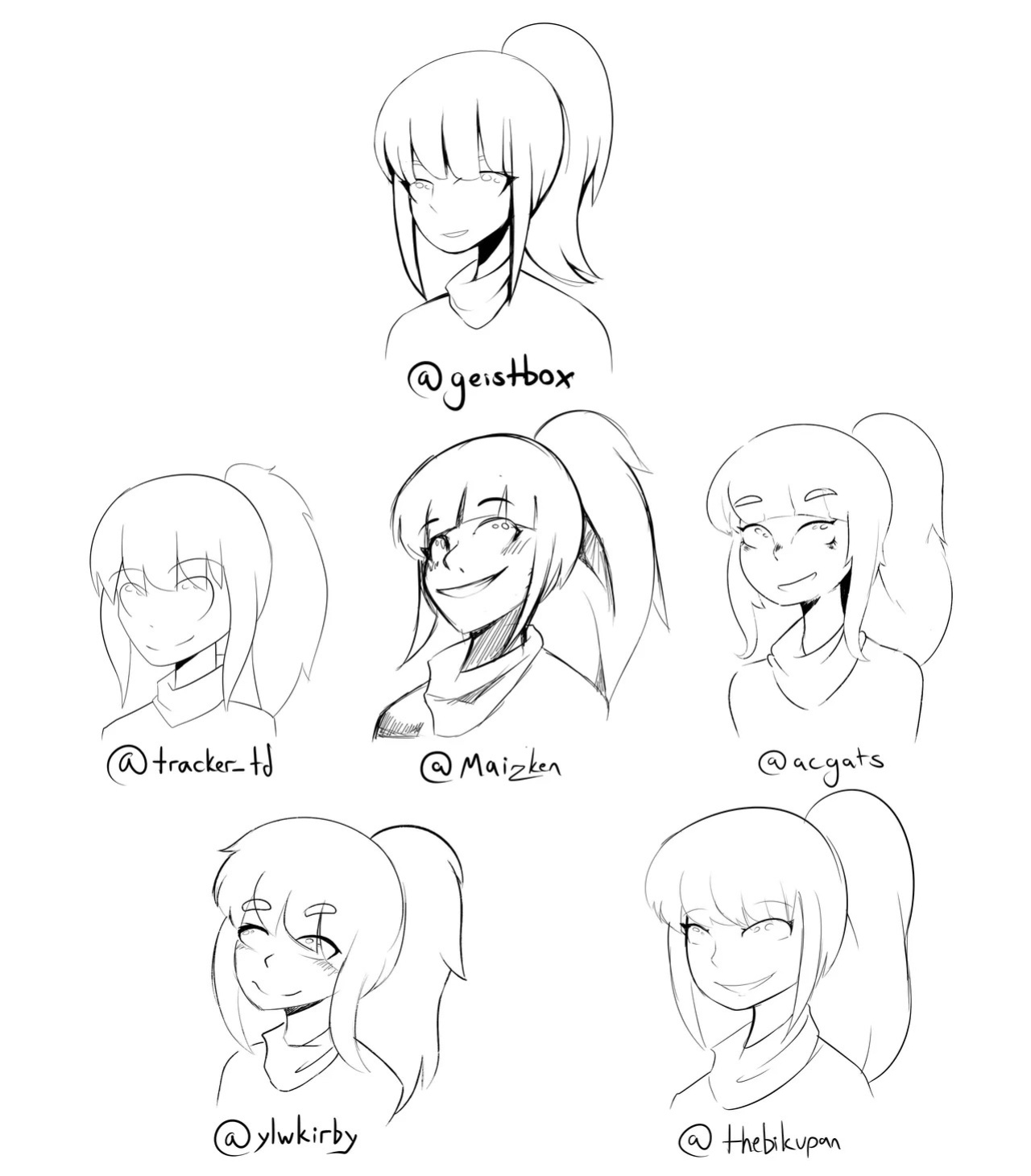 [various] Pandy & friends (OCs by Geistbox)