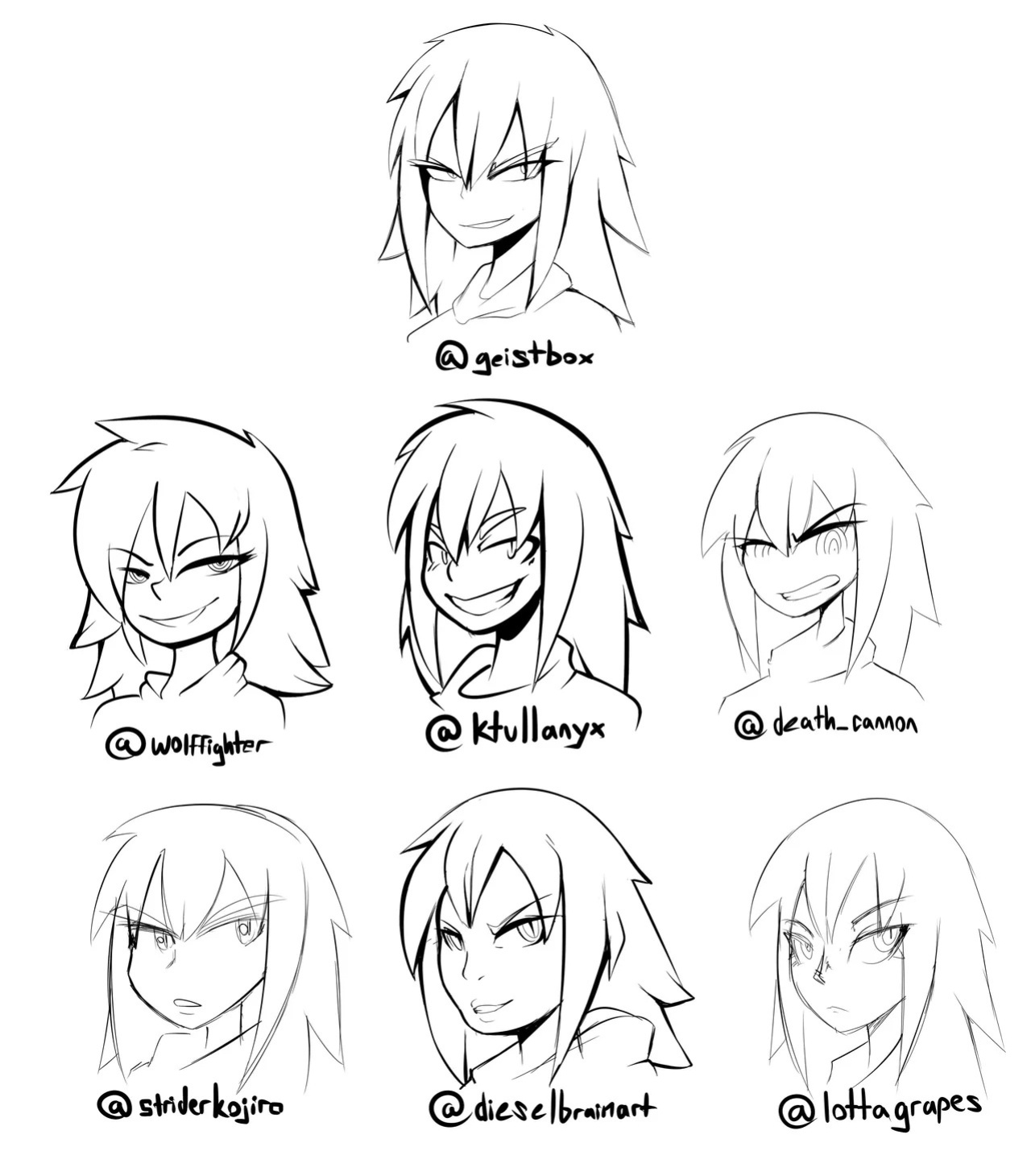 [various] Pandy & friends (OCs by Geistbox)