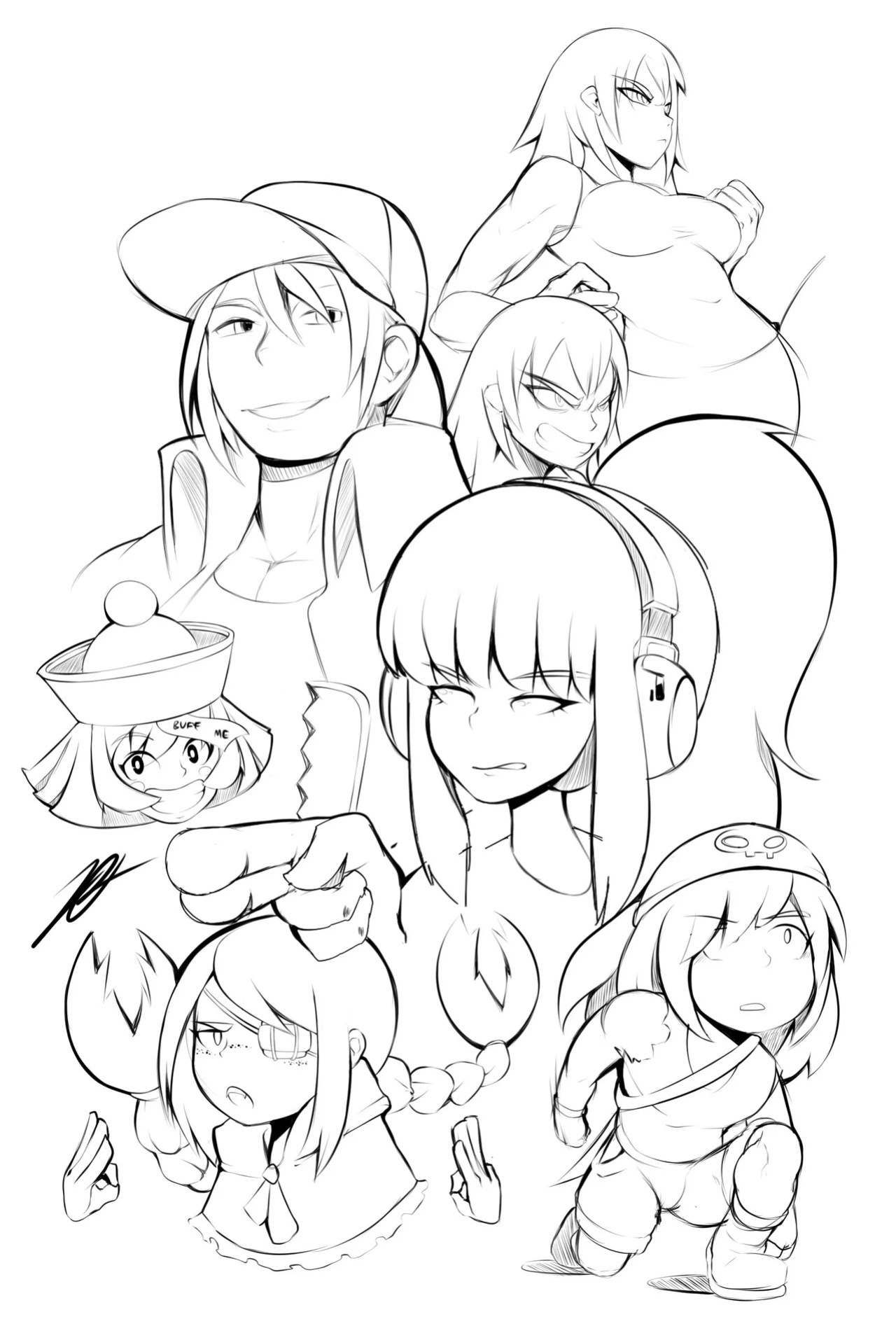 [various] Pandy & friends (OCs by Geistbox)