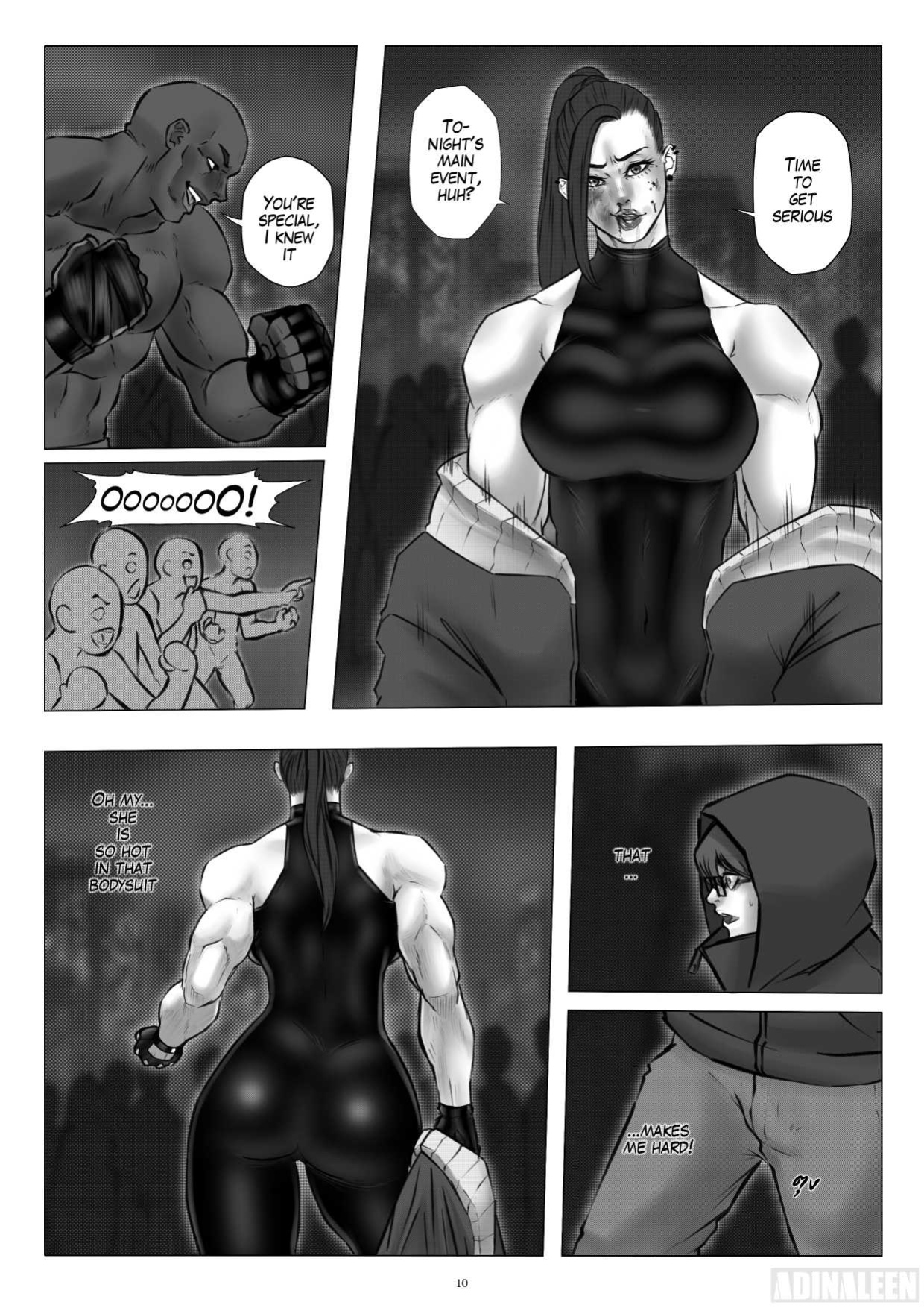 [Adinaleen] A Beautiful Housewife Who Sneaks Out in the Middle of the Night to Join An Illegal Underground Fight Club [ongoing]