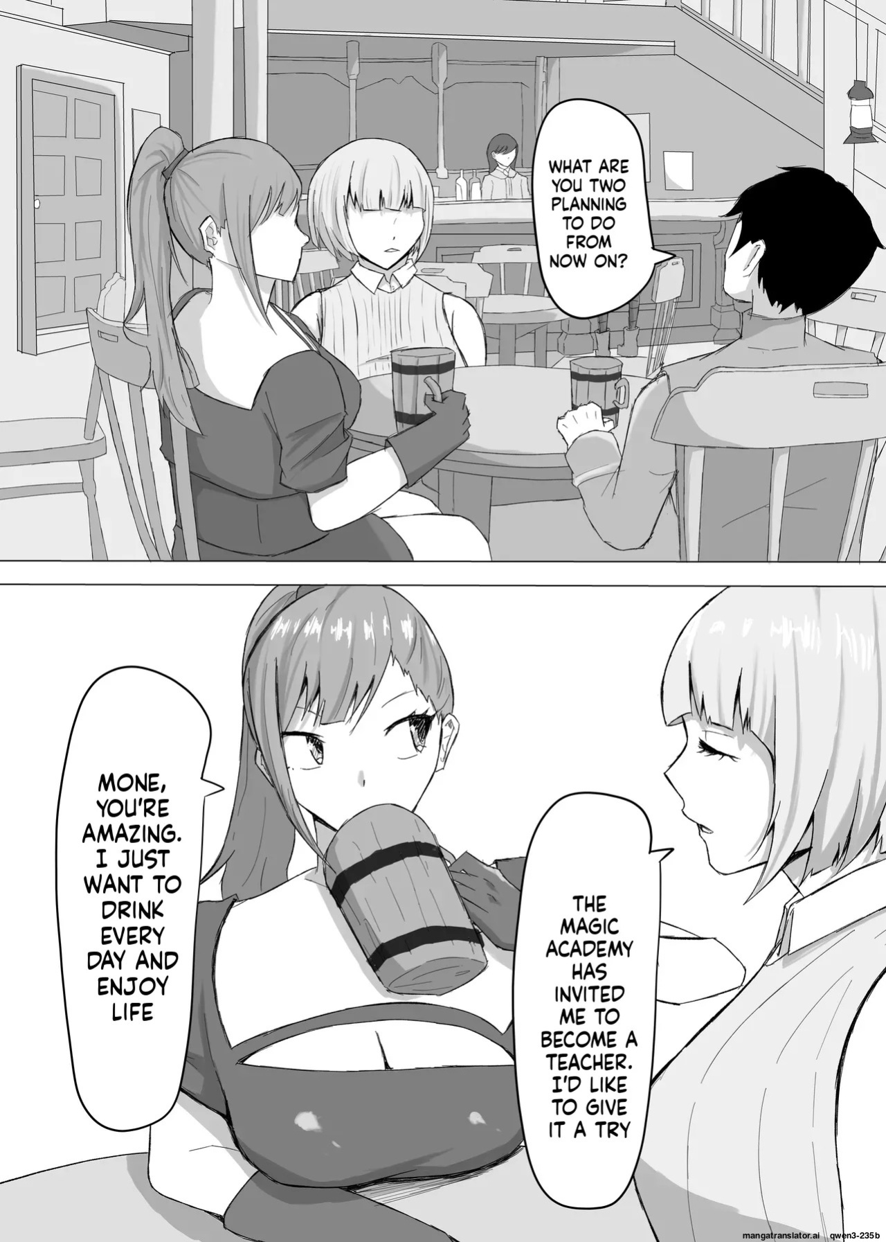 Hero's party ntr after beating the demon lord