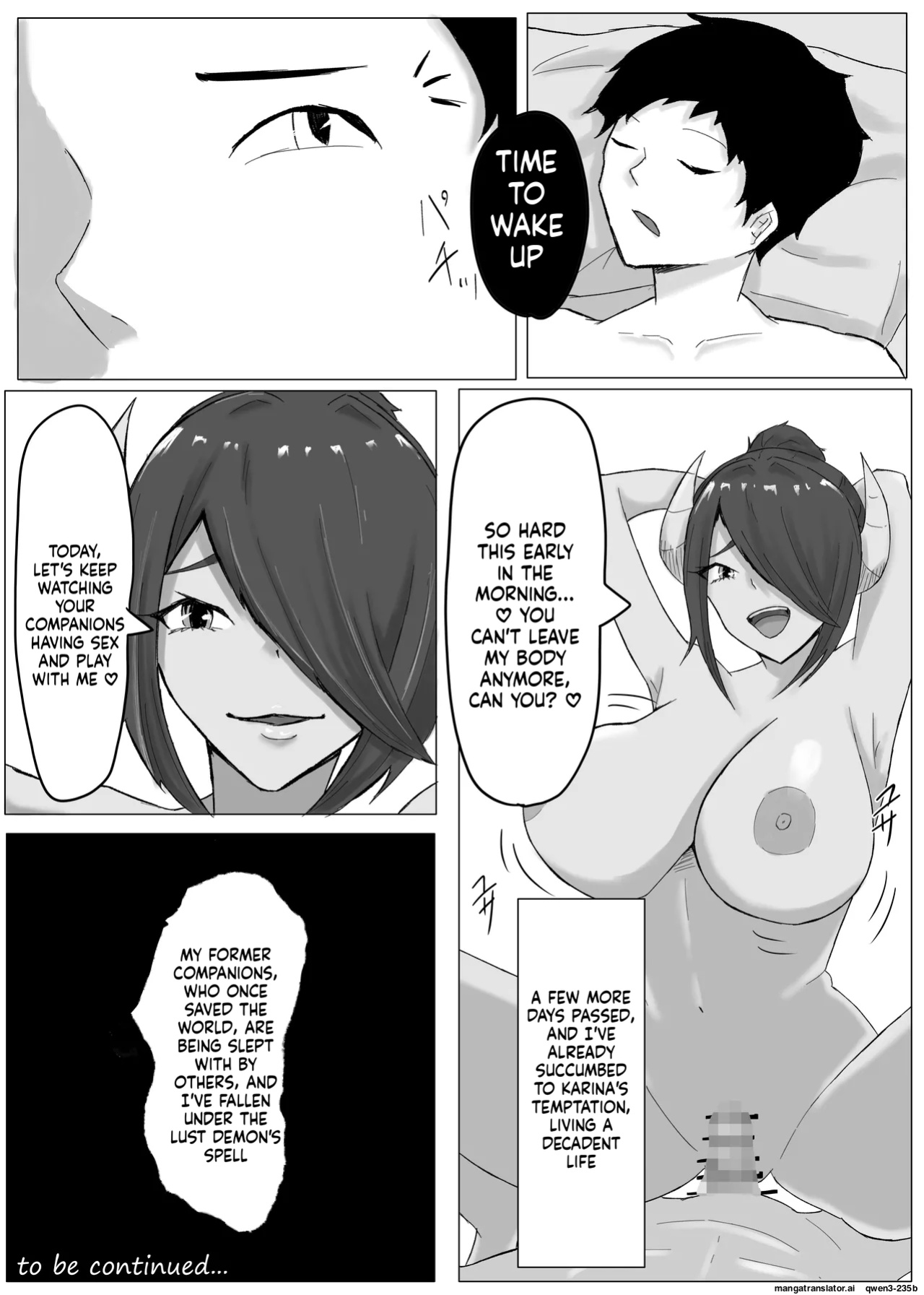 Hero's party ntr after beating the demon lord