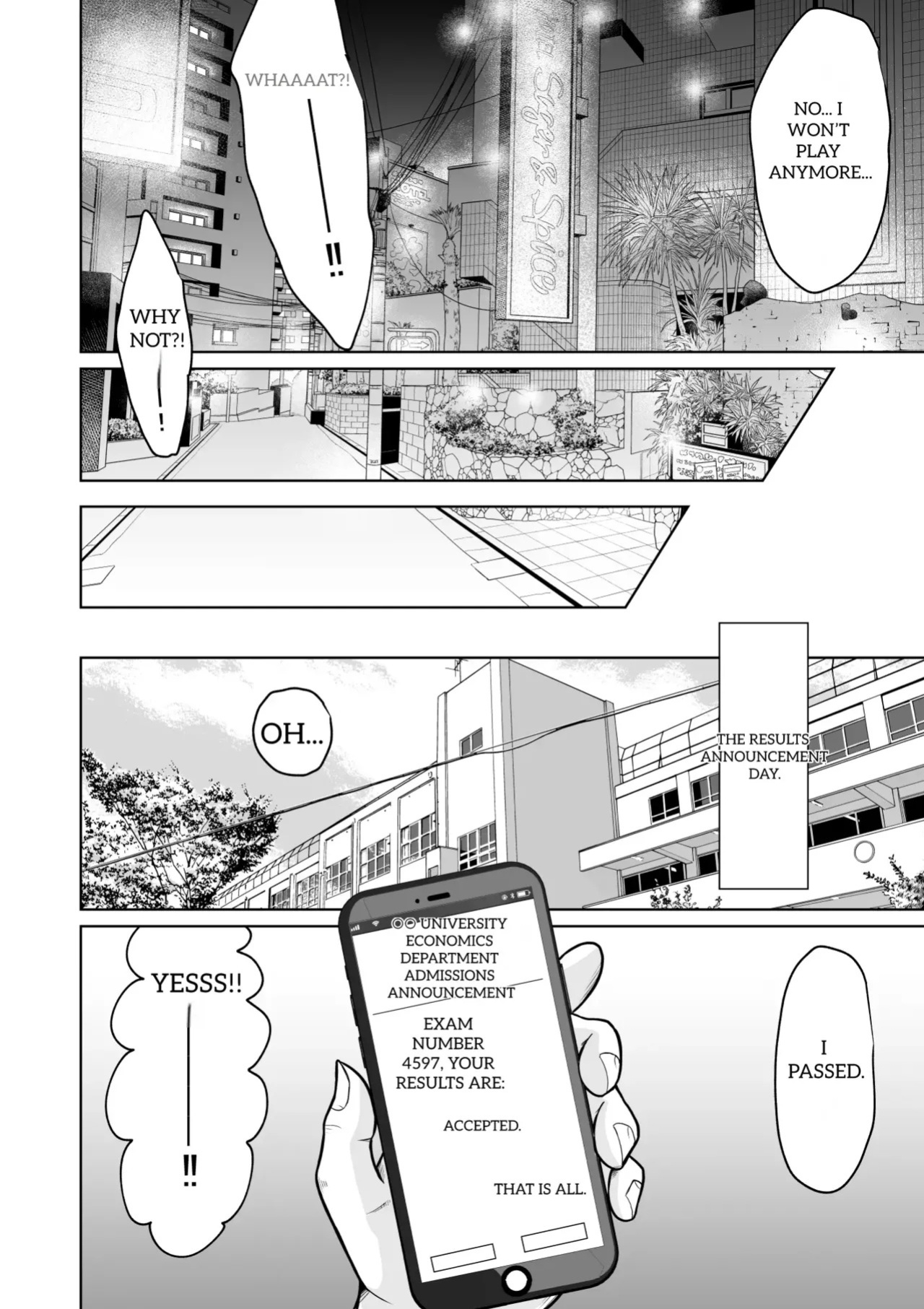It Was Only For The Entrance Exam, Wasn't It