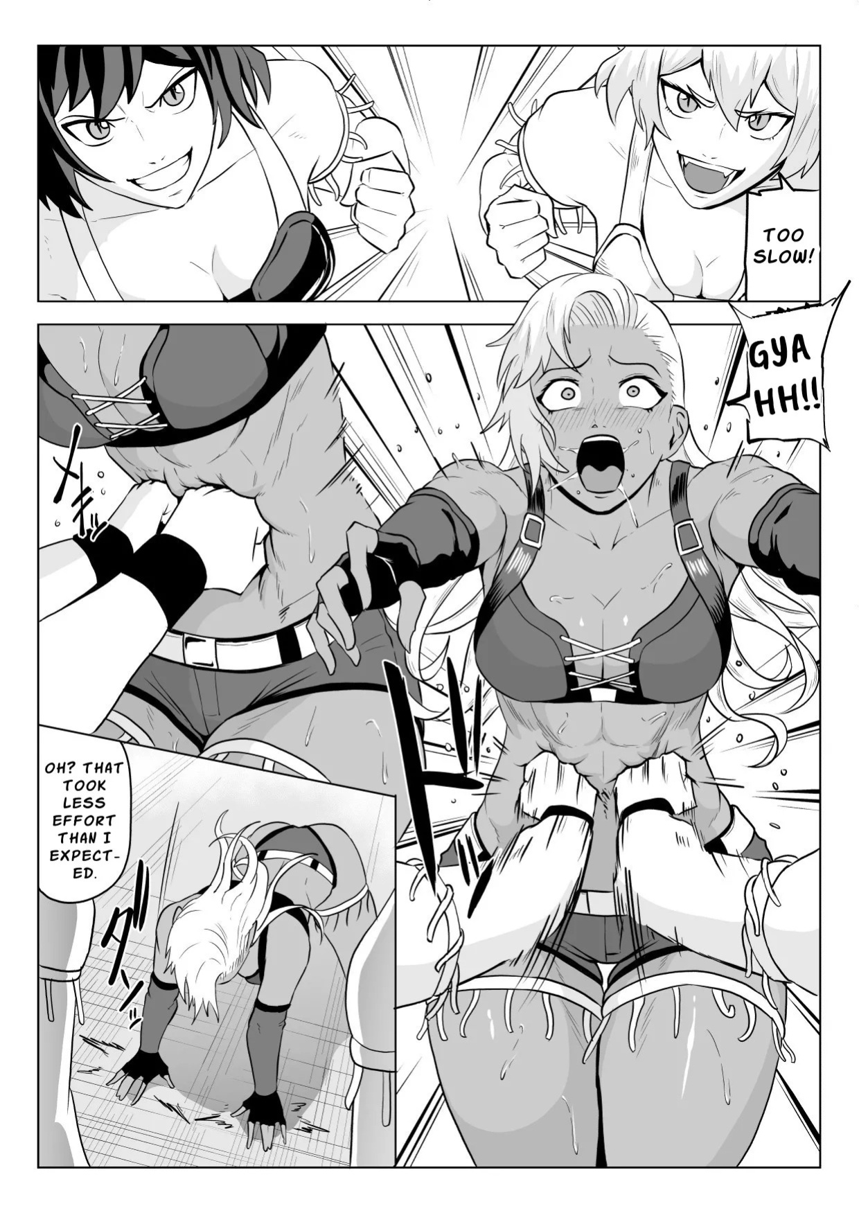 [Haru Tanuki-ya] Golden Wolf Luna Kutsujoku ProWres 1 | Golden Wolf Luna: Humiliating Pro Wresting 1 [English] [ApricotJam]