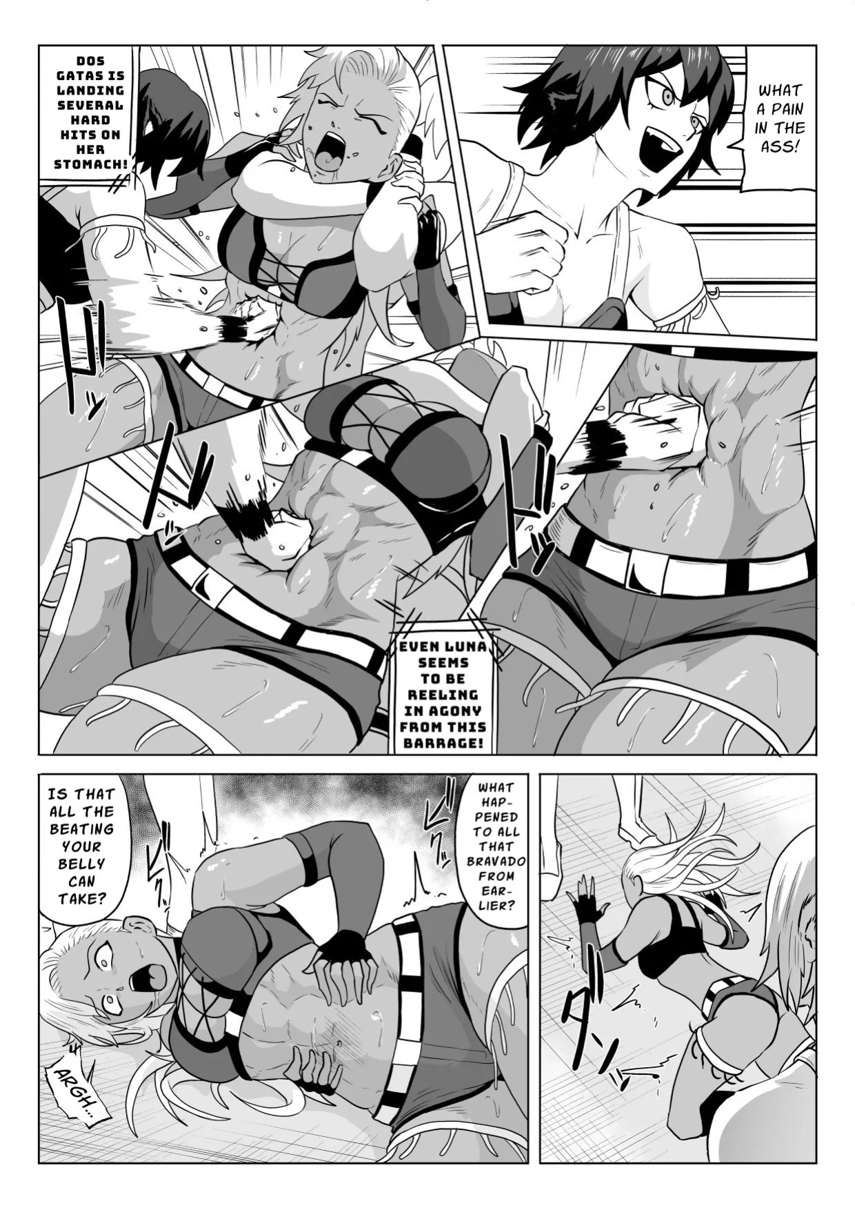 [Haru Tanuki-ya] Golden Wolf Luna Kutsujoku ProWres 1 | Golden Wolf Luna: Humiliating Pro Wresting 1 [English] [ApricotJam]