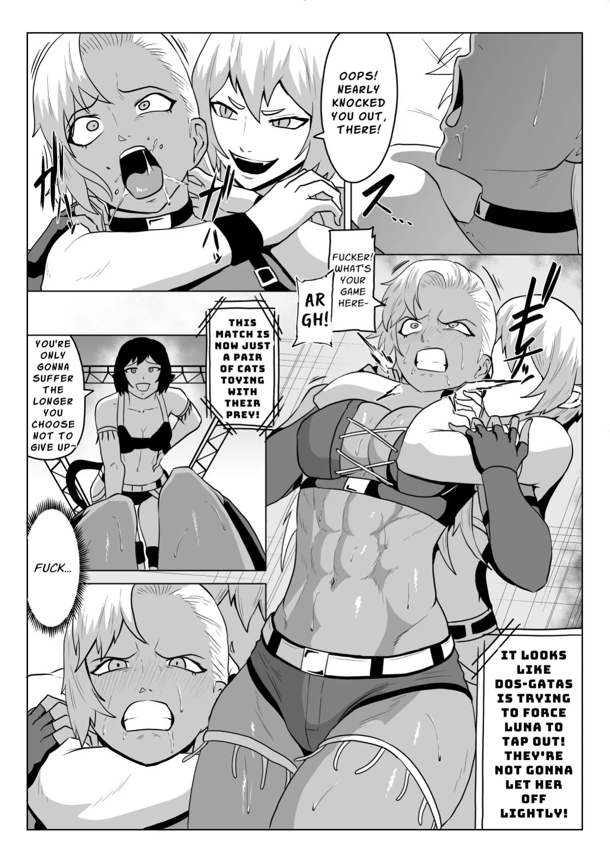 [Haru Tanuki-ya] Golden Wolf Luna Kutsujoku ProWres 1 | Golden Wolf Luna: Humiliating Pro Wresting 1 [English] [ApricotJam]