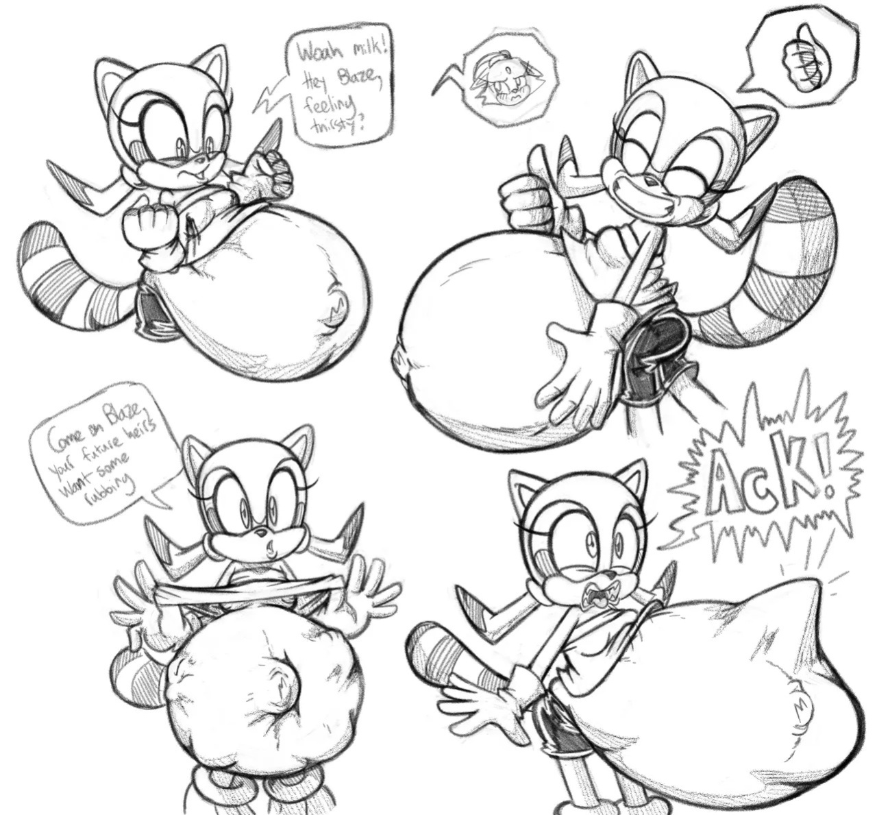 [KillBoo (Killian Booze)] Preg Marine Sketches