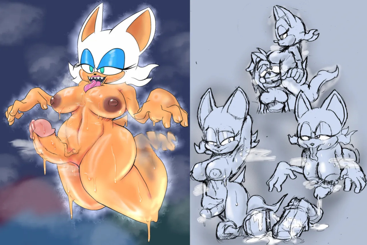 [DanHabikitiki] Rouge the Ghostly Bat Thief Doodles