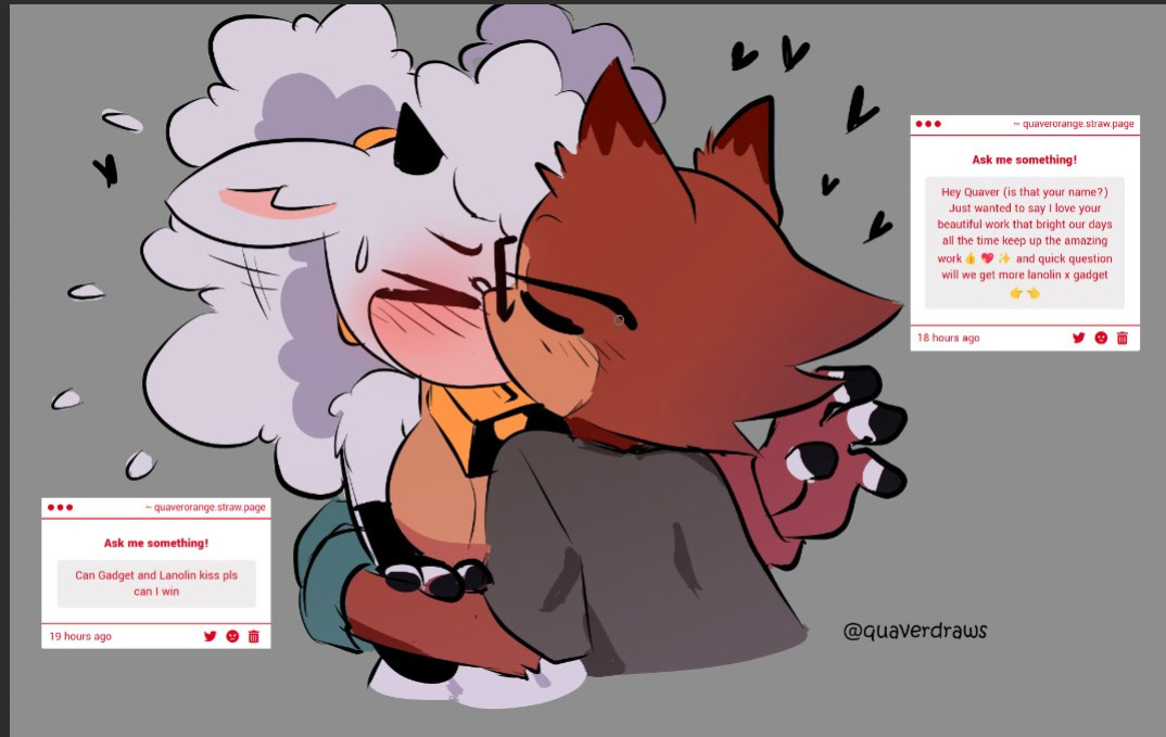 [QuaverDraws (QuaverNSFW)] Gadget x Lanolin