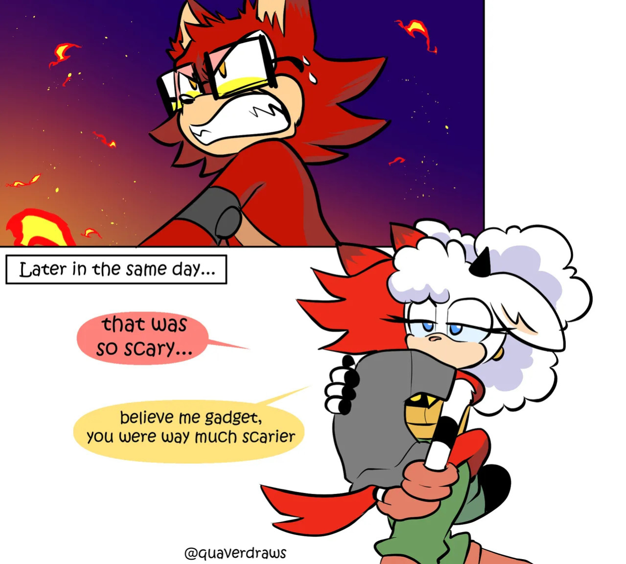 [QuaverDraws (QuaverNSFW)] Gadget x Lanolin