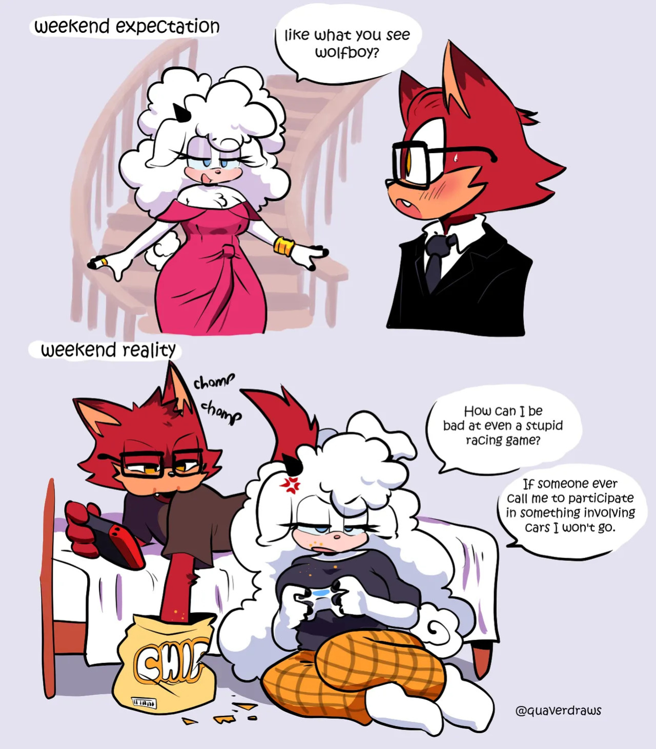 [QuaverDraws (QuaverNSFW)] Gadget x Lanolin