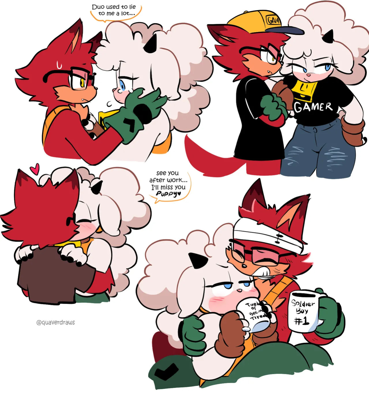 [QuaverDraws (QuaverNSFW)] Gadget x Lanolin