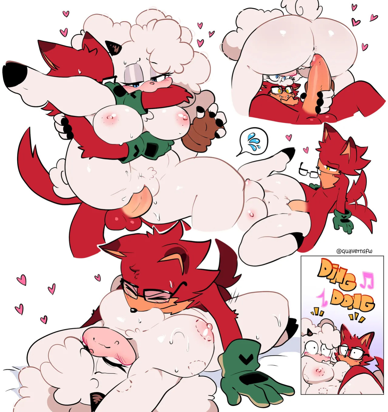 [QuaverDraws (QuaverNSFW)] Gadget x Lanolin