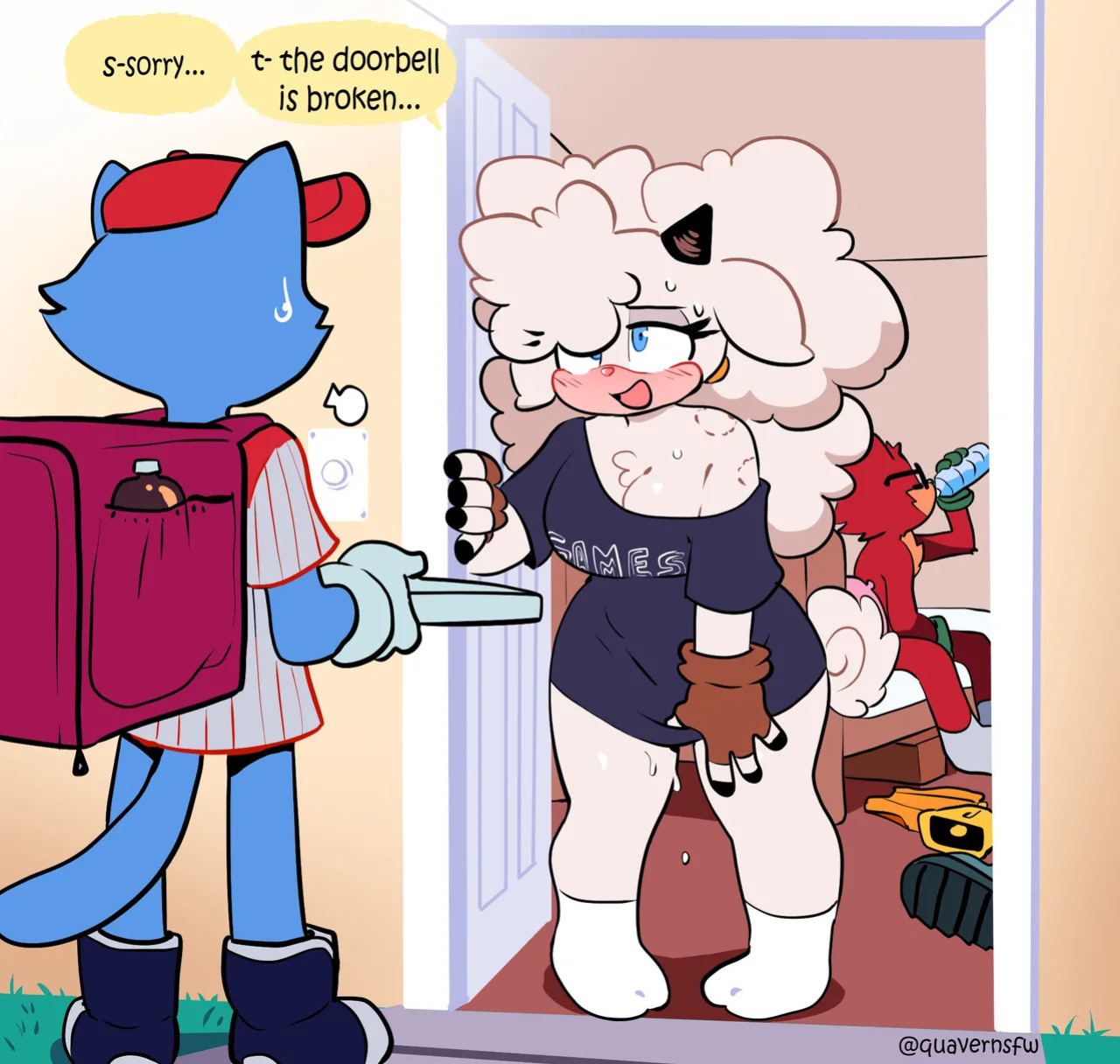 [QuaverDraws (QuaverNSFW)] Gadget x Lanolin