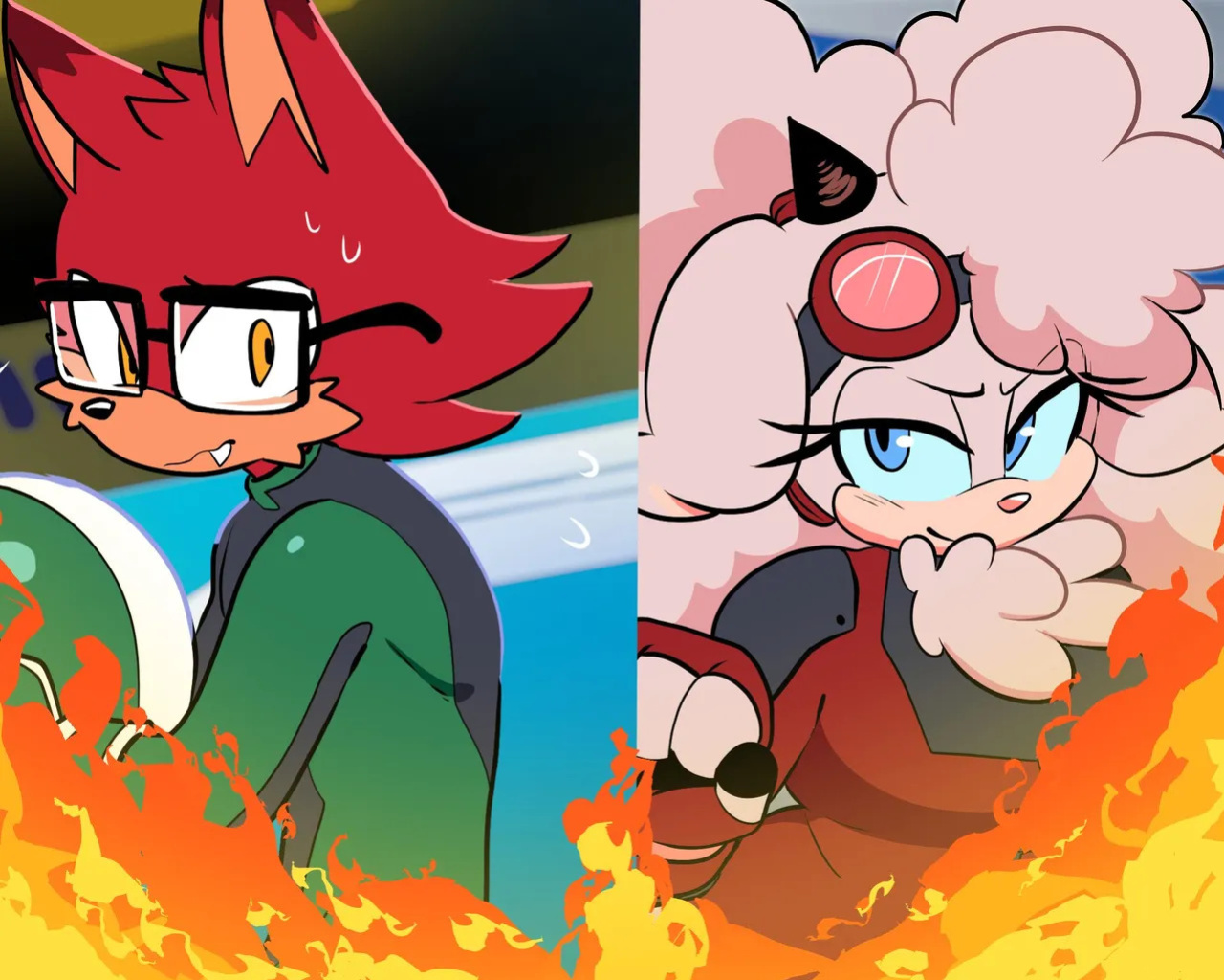 [QuaverDraws (QuaverNSFW)] Gadget x Lanolin