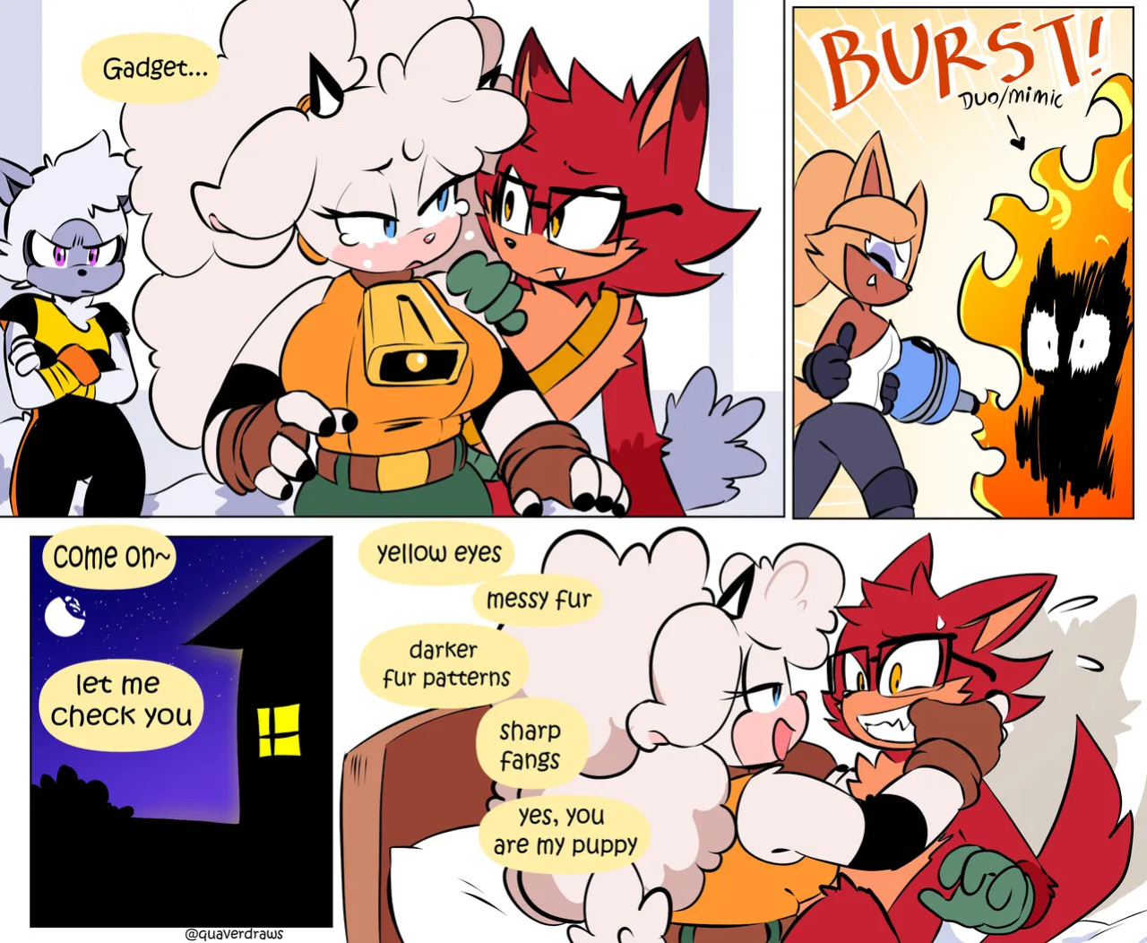 [QuaverDraws (QuaverNSFW)] Gadget x Lanolin