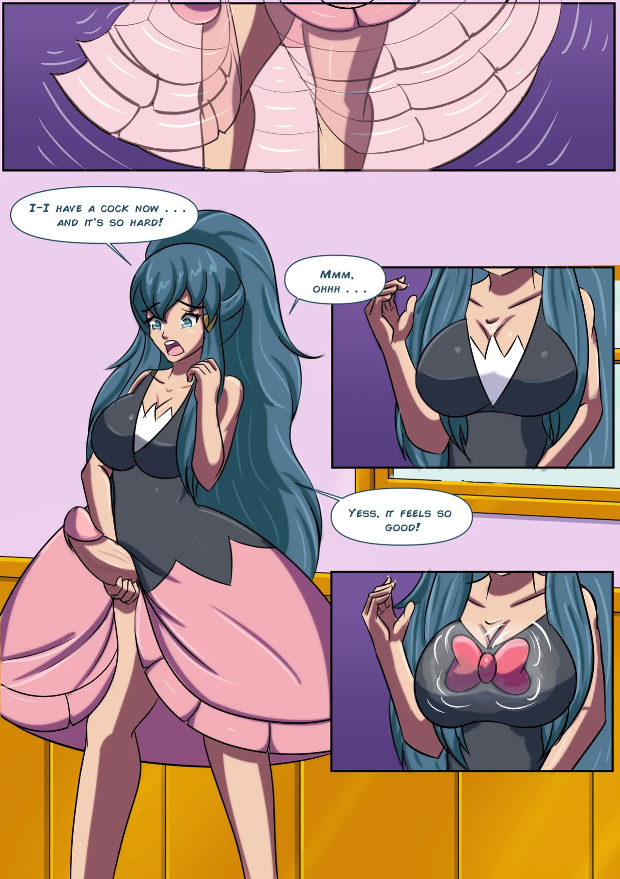 [Flechitas] Ashley and Dawn's Sexy Dress-up (Pokemon)