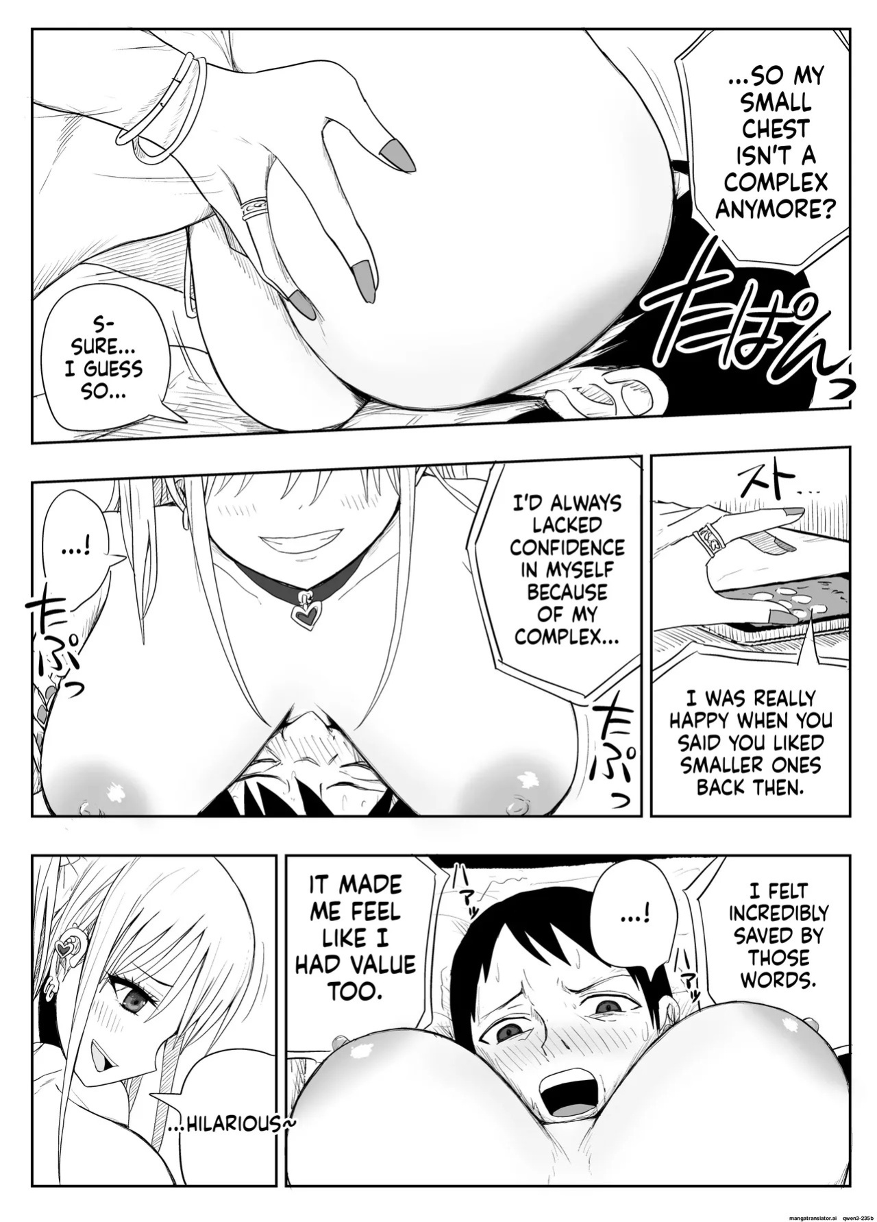 From flat chested girlfriend to busty gal