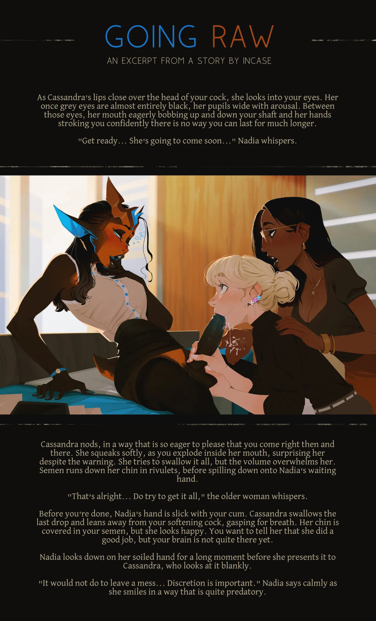[InCase] Going Raw (story art) [complete]