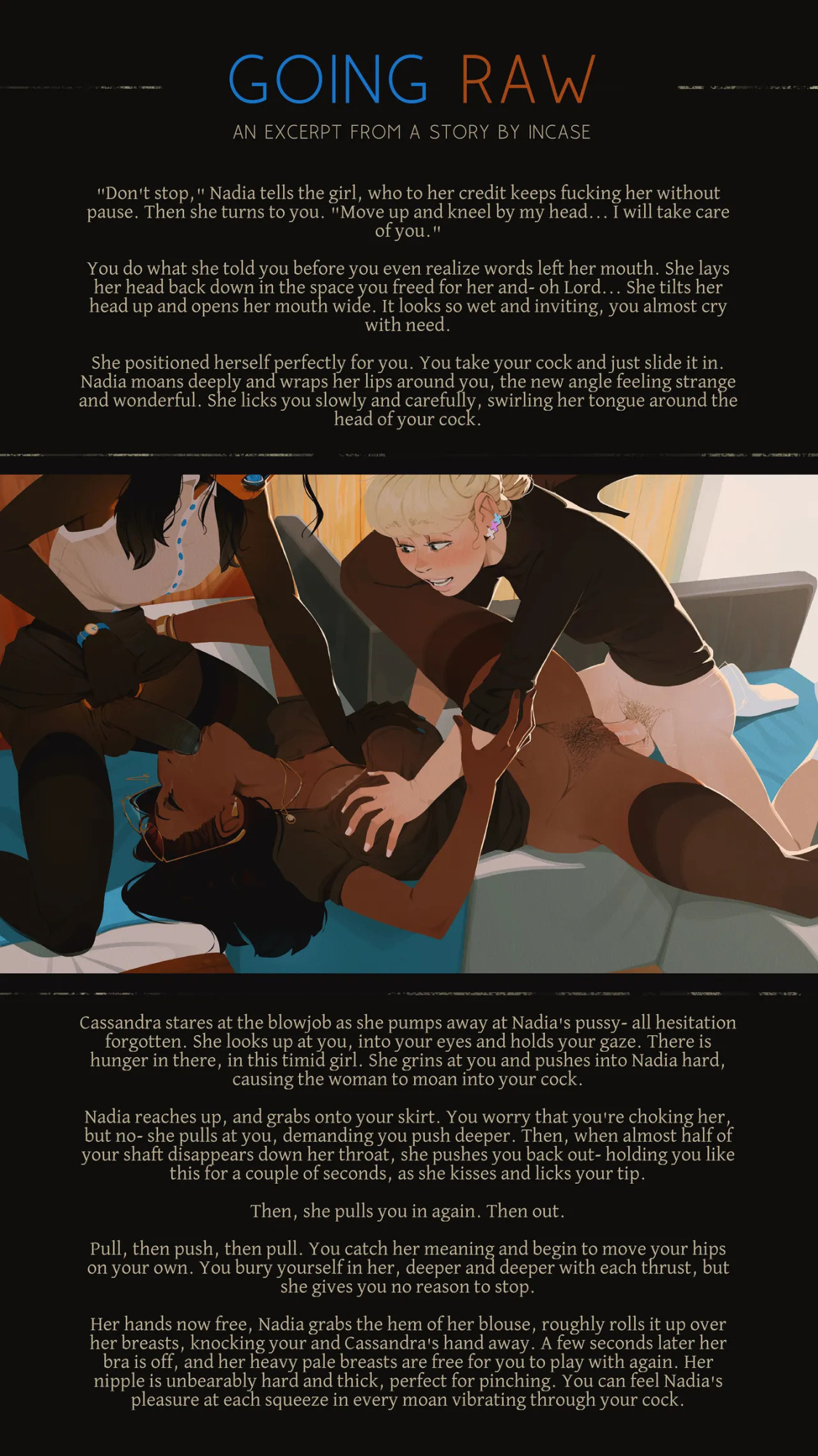 [InCase] Going Raw (story art) [complete]