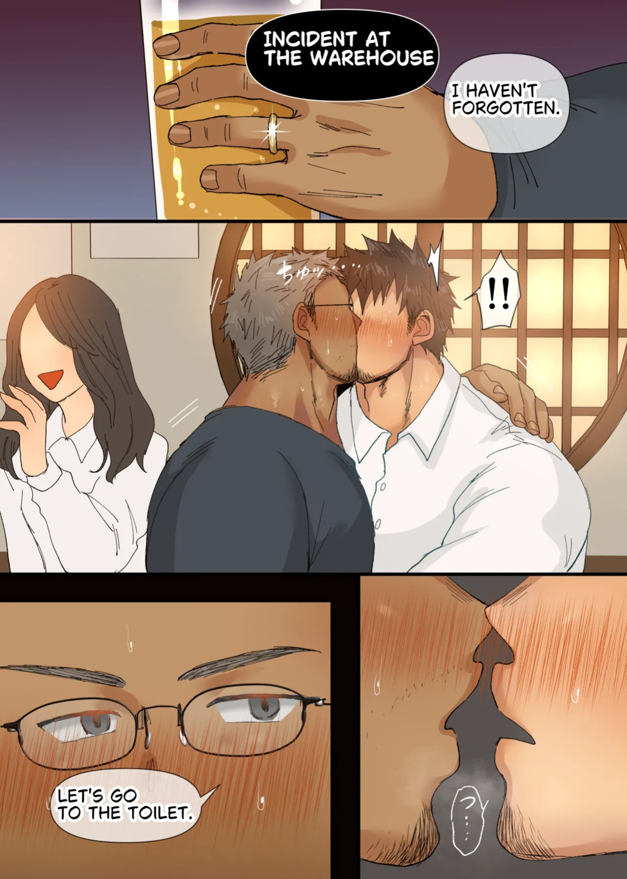 [Suikanotane (Hashikure Tarou)] Dad × Dad Reunion at the Class Reunion [en]