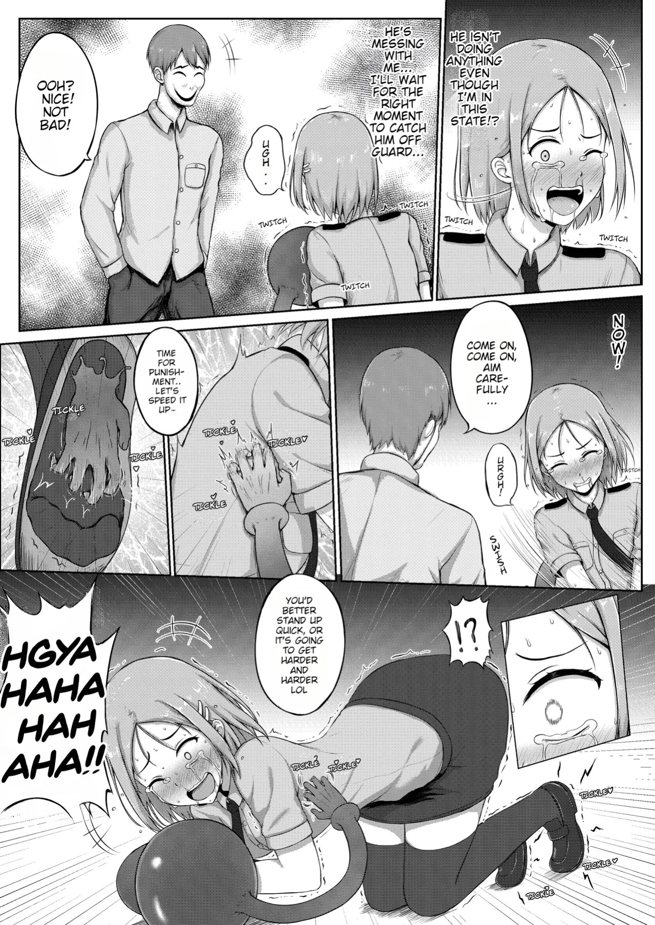 [Nisusu] Fukei to Kusuguri Yuukaihan | The Policewoman and the Tickling Kidnapper [English]