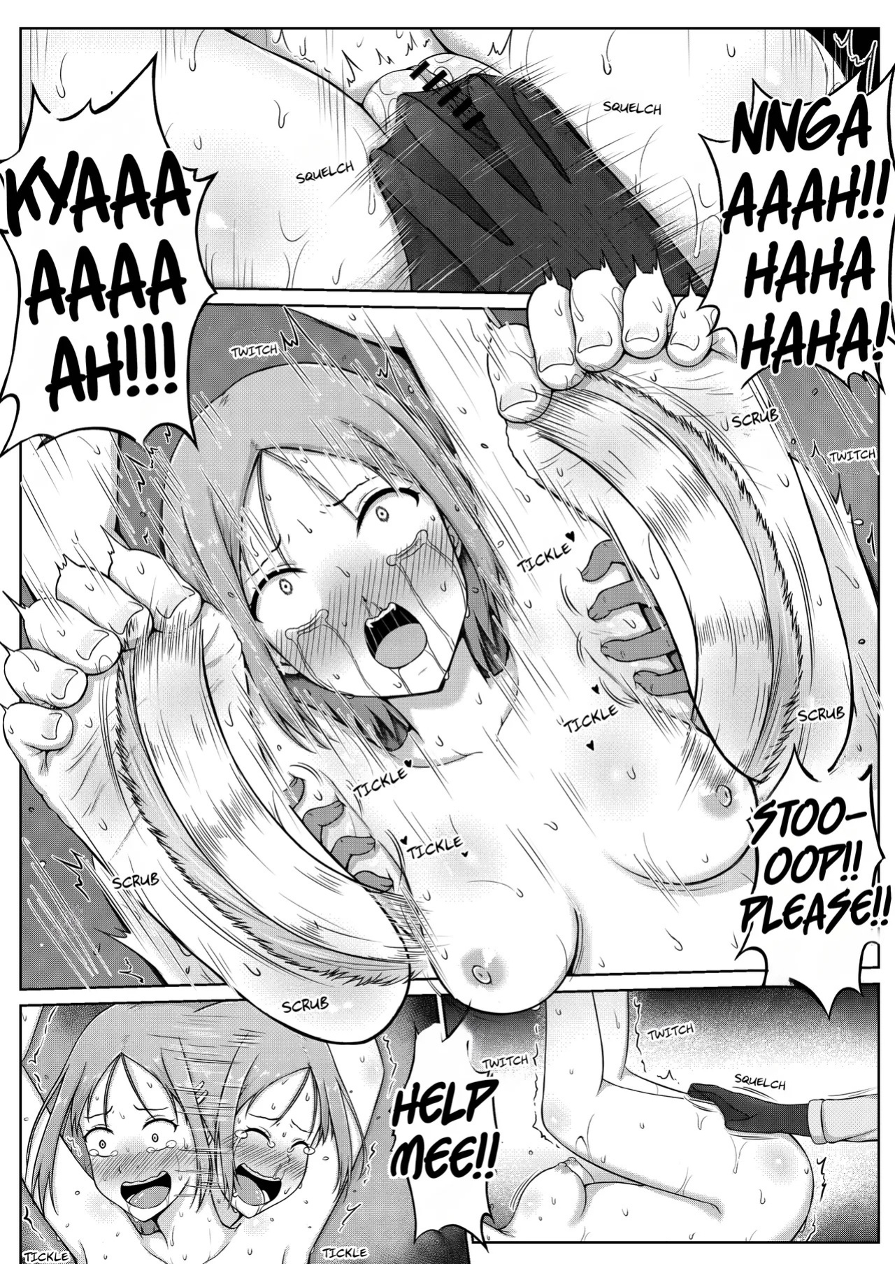 [Nisusu] Fukei to Kusuguri Yuukaihan | The Policewoman and the Tickling Kidnapper [English]