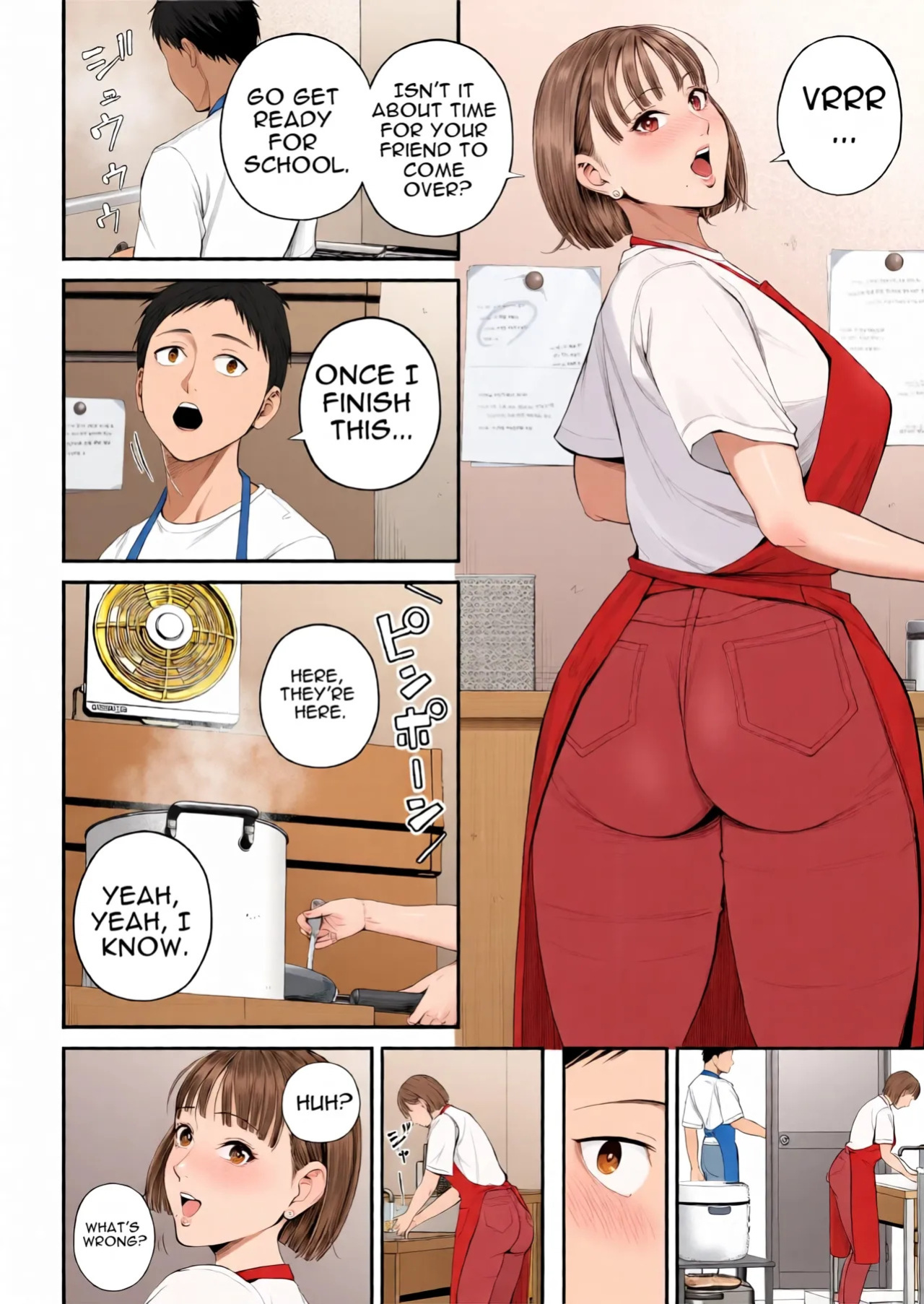[Shiono Kou] Mother-Son Affair I really love my mom we're having sex today [English] [Colorized]