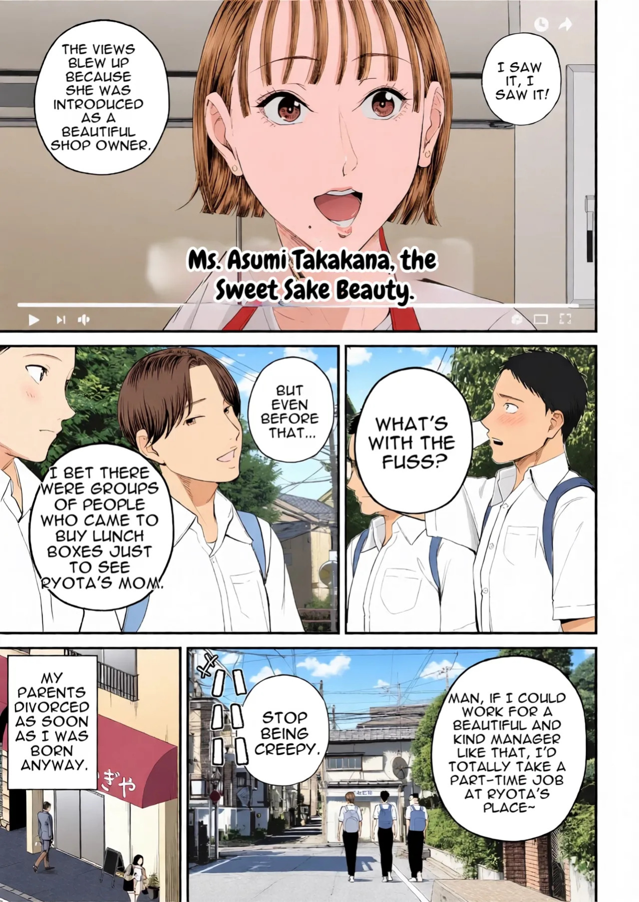 [Shiono Kou] Mother-Son Affair I really love my mom we're having sex today [English] [Colorized]