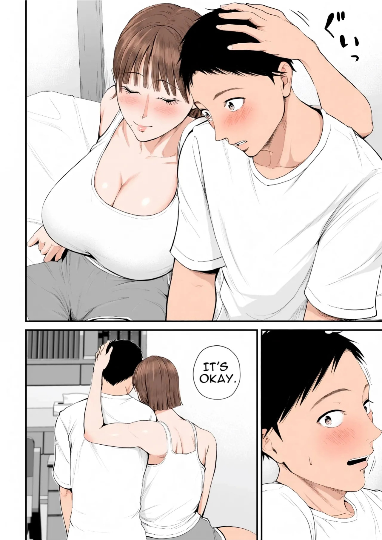 [Shiono Kou] Mother-Son Affair I really love my mom we're having sex today [English] [Colorized]