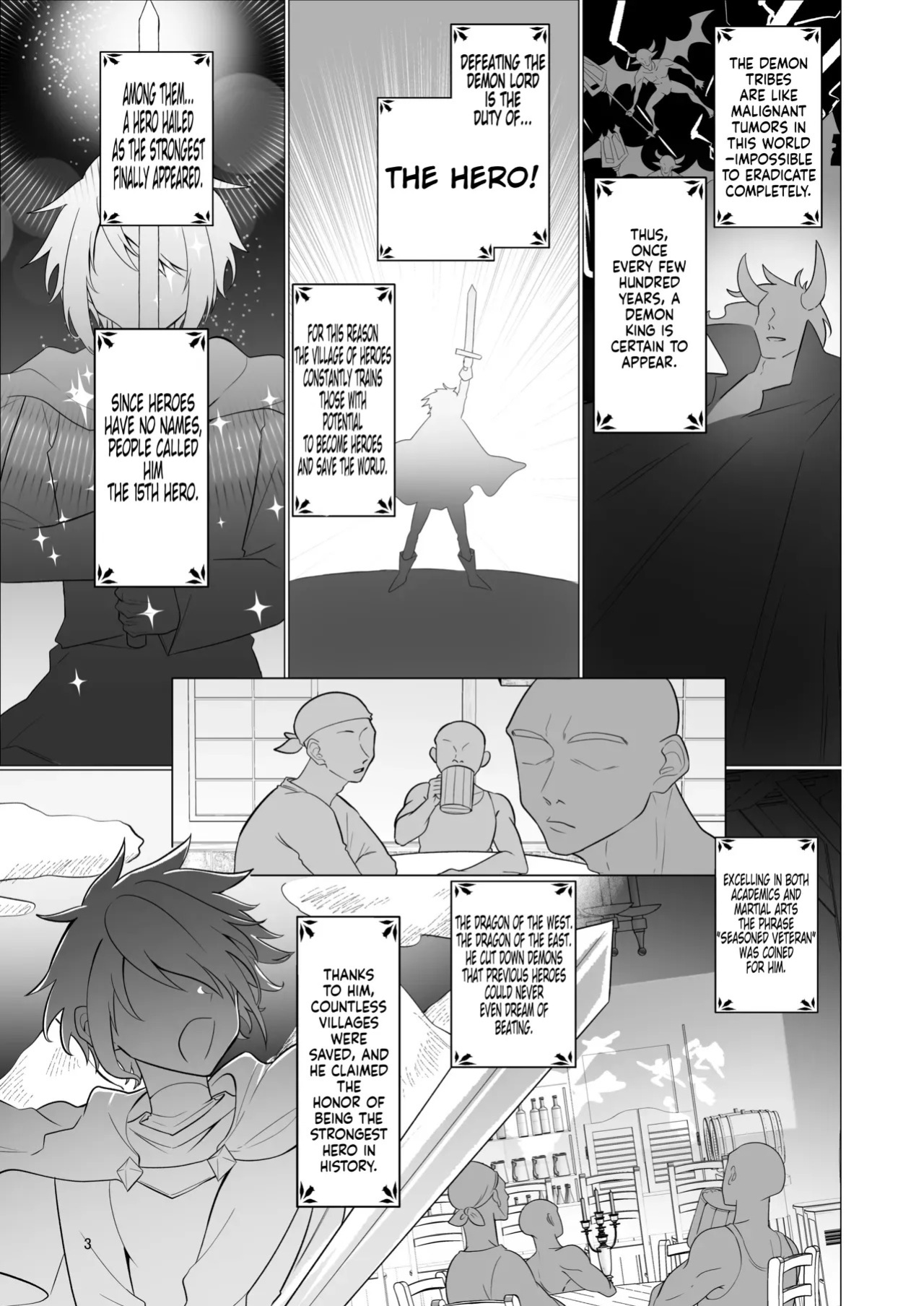 [Nanami no Tabi (Oniru)] Moto Saikyou Yuusha no Fushidara na Inkyo Seikatsu | The Lewd and Indecent Sex Life of the Former Greatest Hero [English] [MTL]
