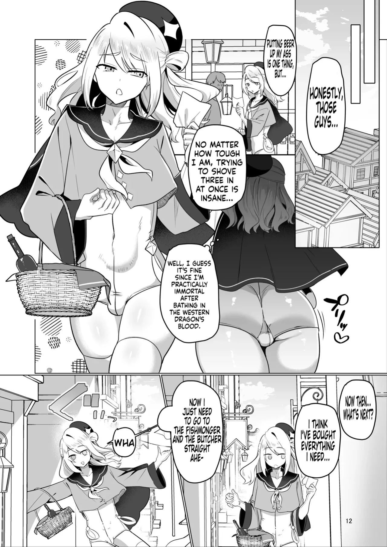 [Nanami no Tabi (Oniru)] Moto Saikyou Yuusha no Fushidara na Inkyo Seikatsu | The Lewd and Indecent Sex Life of the Former Greatest Hero [English] [MTL]