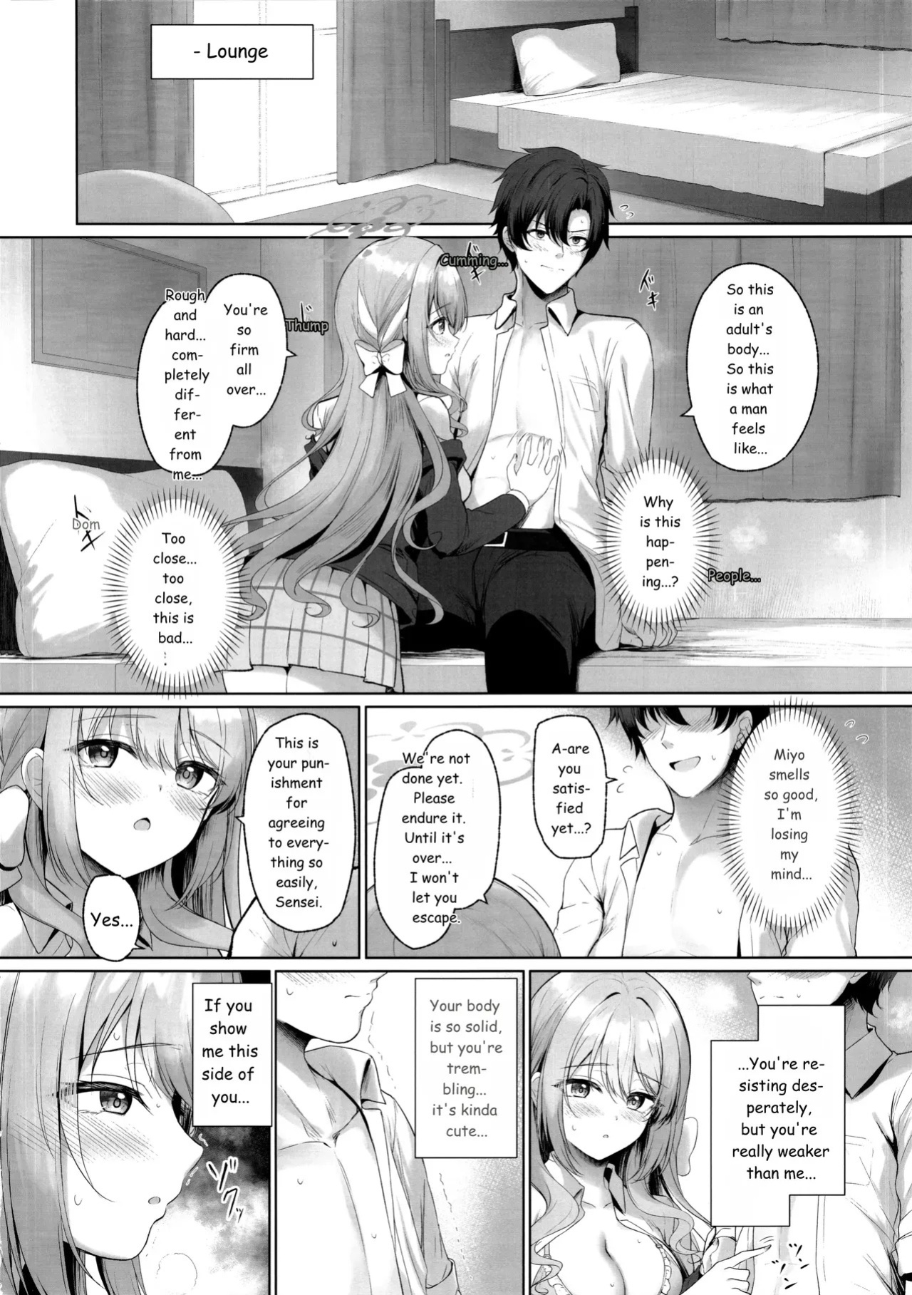 (C107) [Twilight Road (Tomo)] It's all Sensei's fault. But if it's "legal"... then it's okay. (Blue Archive) 【AI translation】