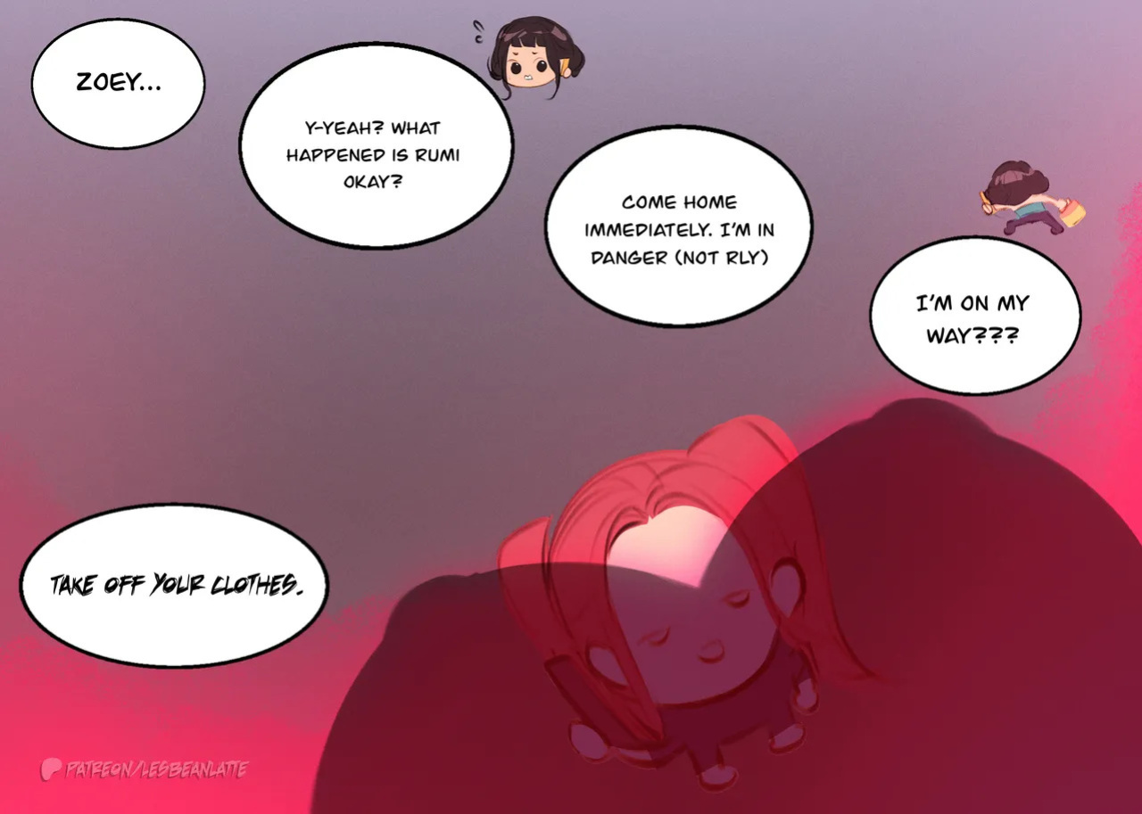 [Lesbeanlatte] Polytrix: Demon Heat go Boom (KPop Demon Hunters)