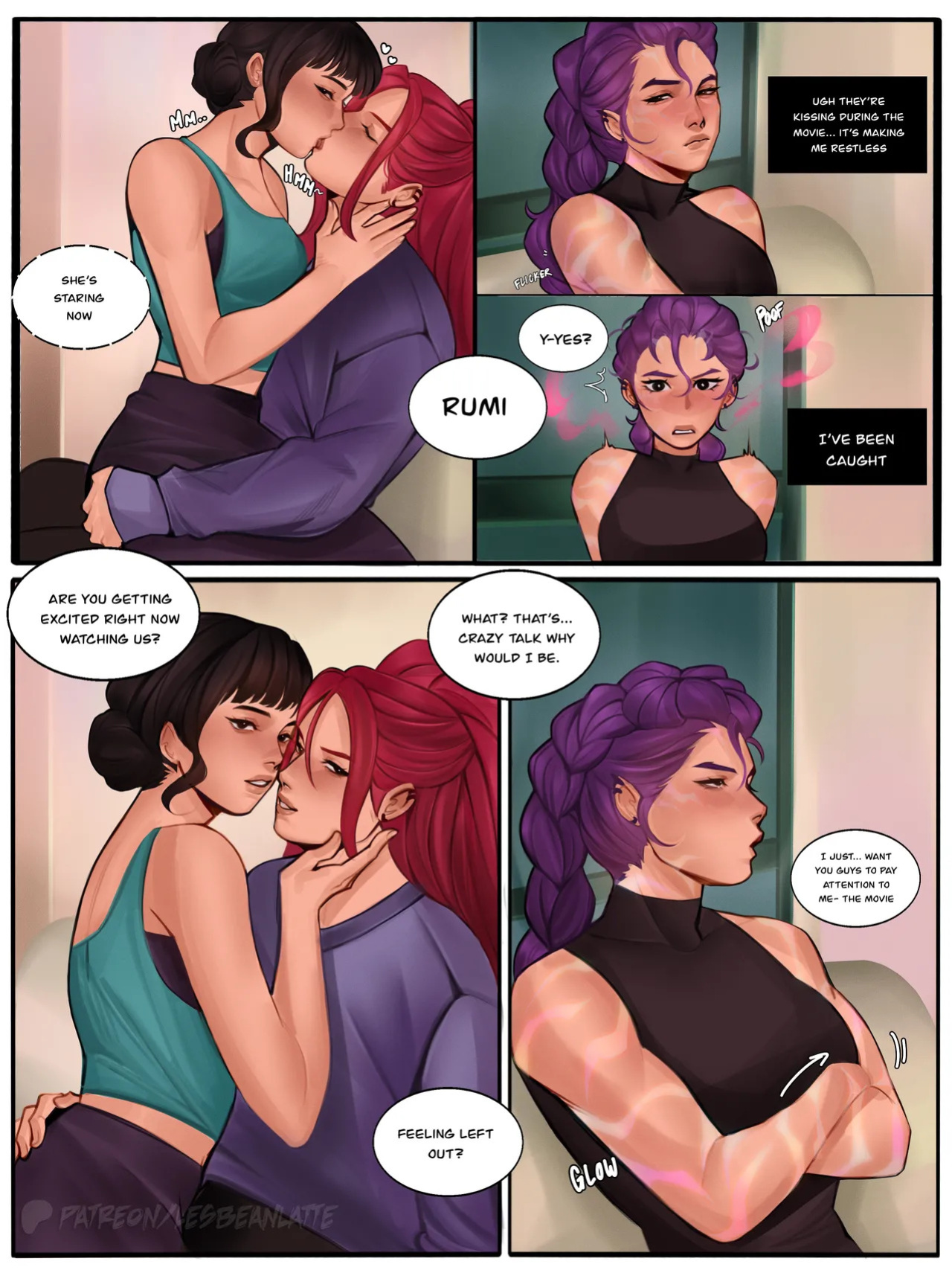 [Lesbeanlatte] Polytrix: Demon Heat go Boom (KPop Demon Hunters)