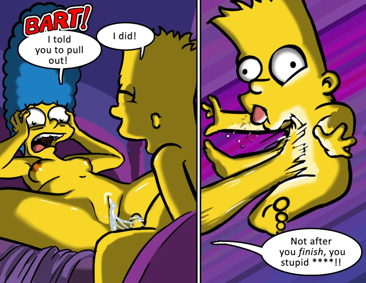 [Disgruntled Elemental] The Simpsons - Marge/Bart Comic