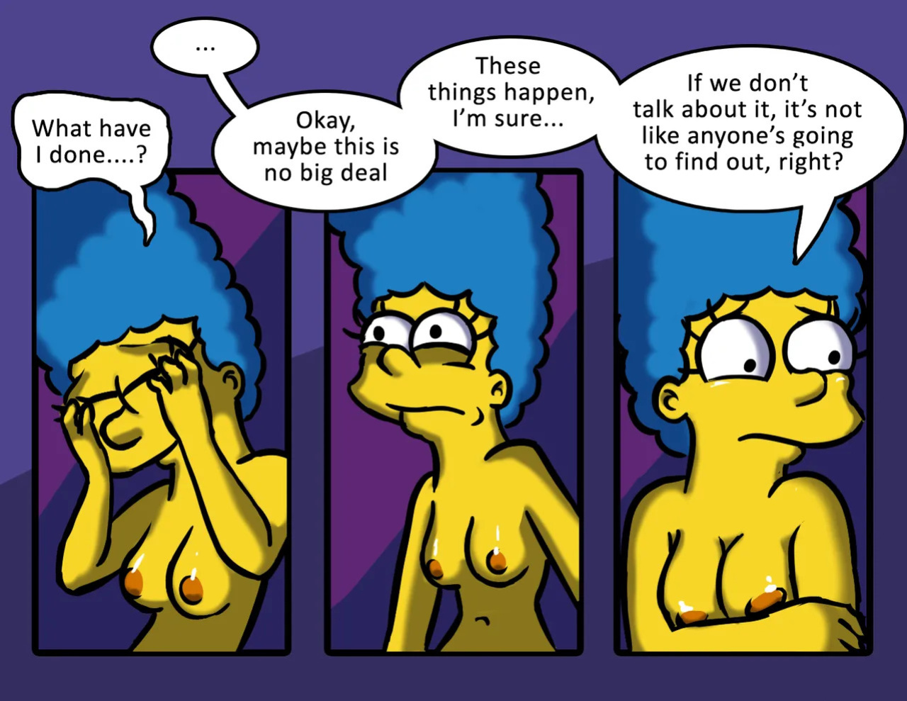 [Disgruntled Elemental] The Simpsons - Marge/Bart Comic