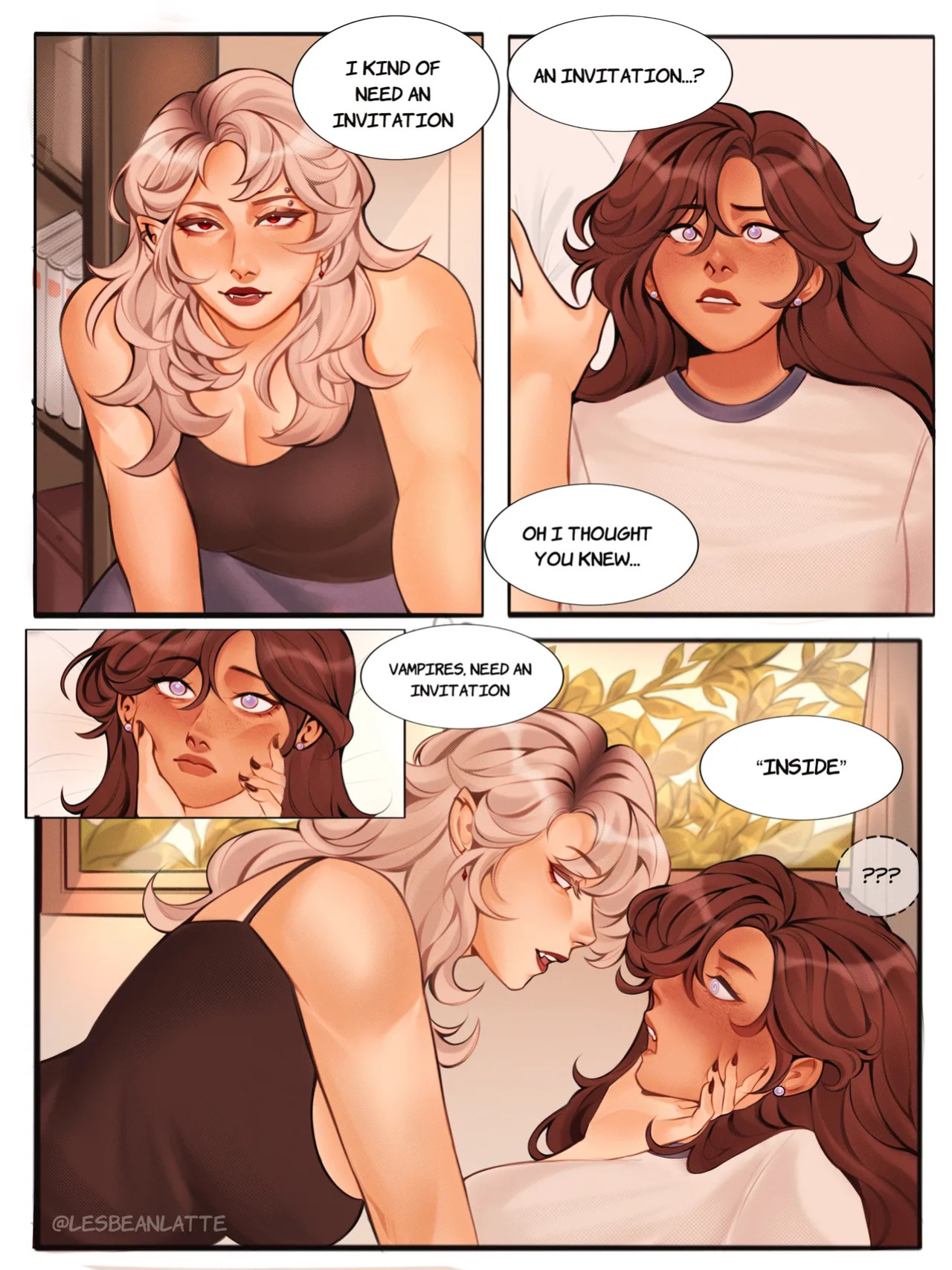 [Lesbeanlatte] Let her in (OC)