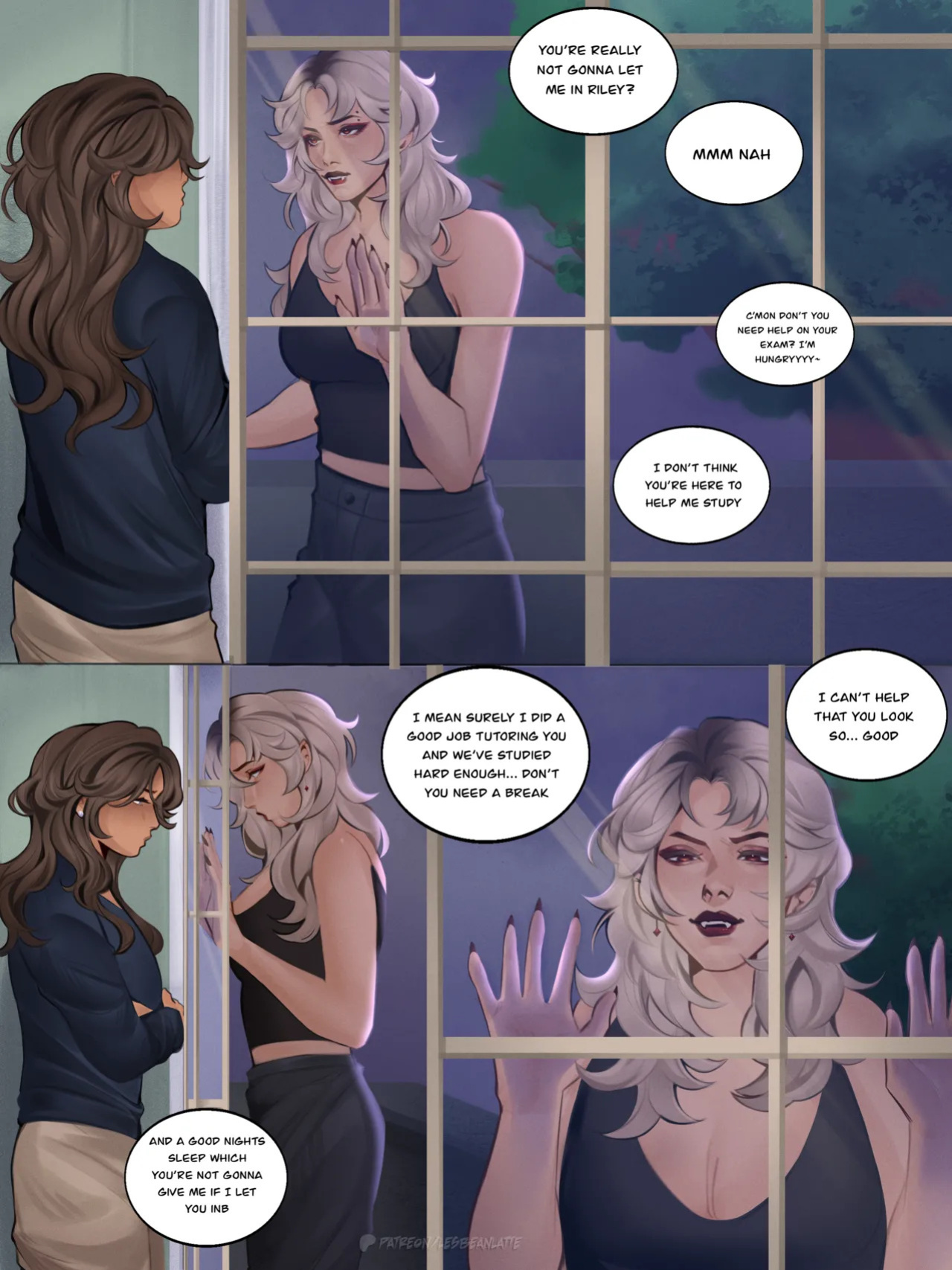 [Lesbeanlatte] Let her in (OC)