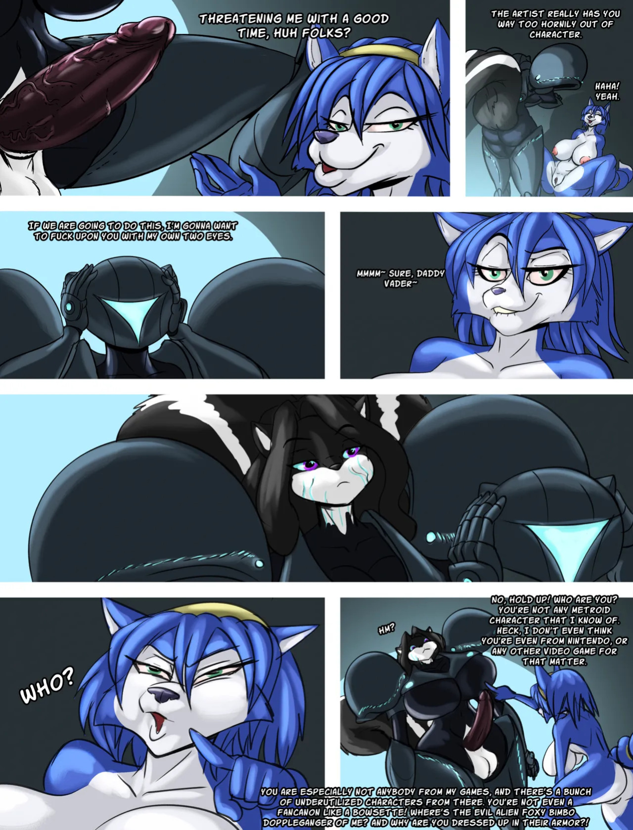 [Docter Awesome] TDG Comic: Krystal Fucks Up Medtroid - Prime (Starfox x Metroid) (ongoing)