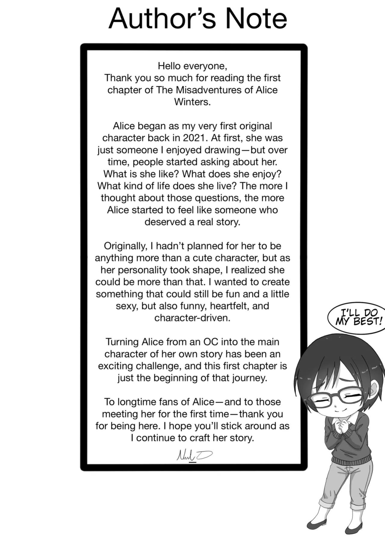 [nashdnash2007] The Misadventures of Alice Winters: Chapter 1