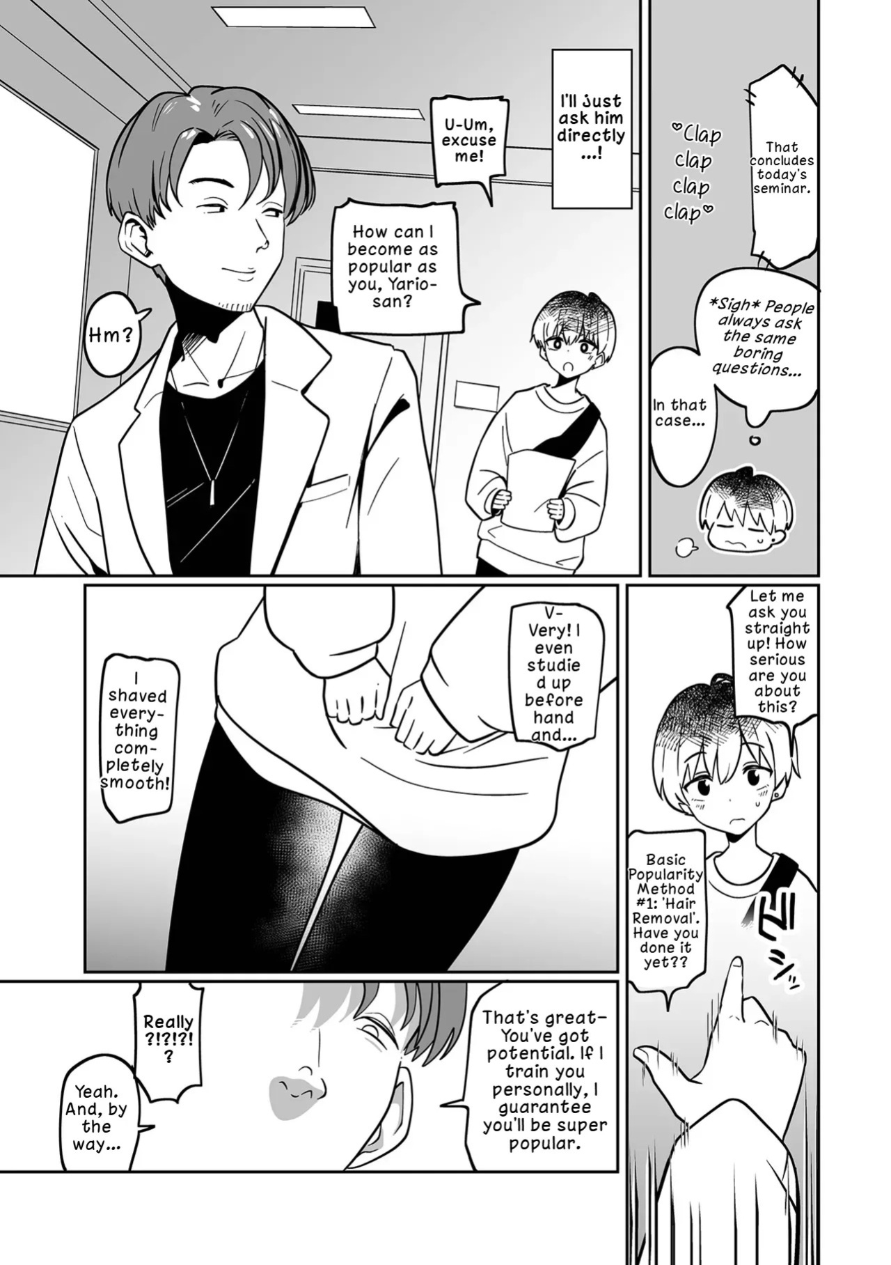 [Garasu Hokou] Moteru Otoko ni Naritain desu! | I Want to Be a Popular Guy! (Web Otoko no Ko-llection! S Vol. 103) [English] [LKK•Scans] [Digital]