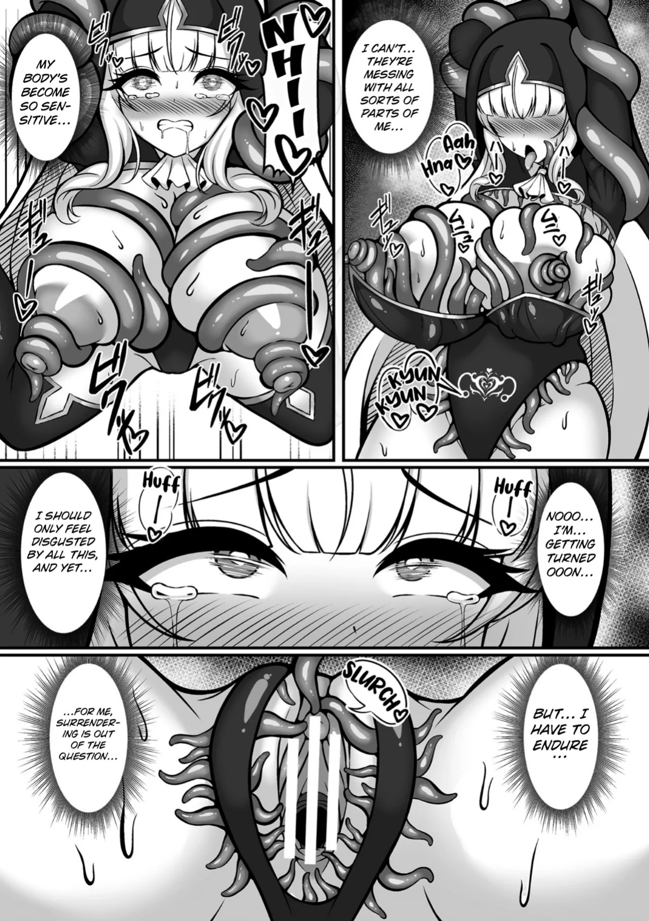 [Natsuhara Aru] The Exorcist Sister Freesia ([Anthology] 2D Comic Magazine Akuochi Shokushufuku Vol.1) [Digital] [English] [Kuraudo]