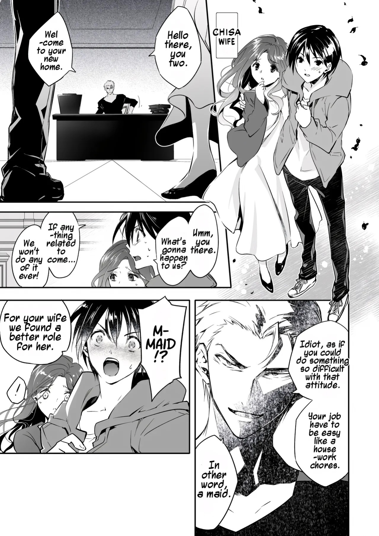 [Chijoku An (Cardinal)] Mesu Ochi no Kashaku ~Tsuma o Netotta Otoko no Seitenka Maid ni Sareta Seinen~ | A Fallen Woman's Remorse ~A Young Man Turned Into a Sex-Changed Maid by the Man Who Stole His Wife~ [English] [Maika]