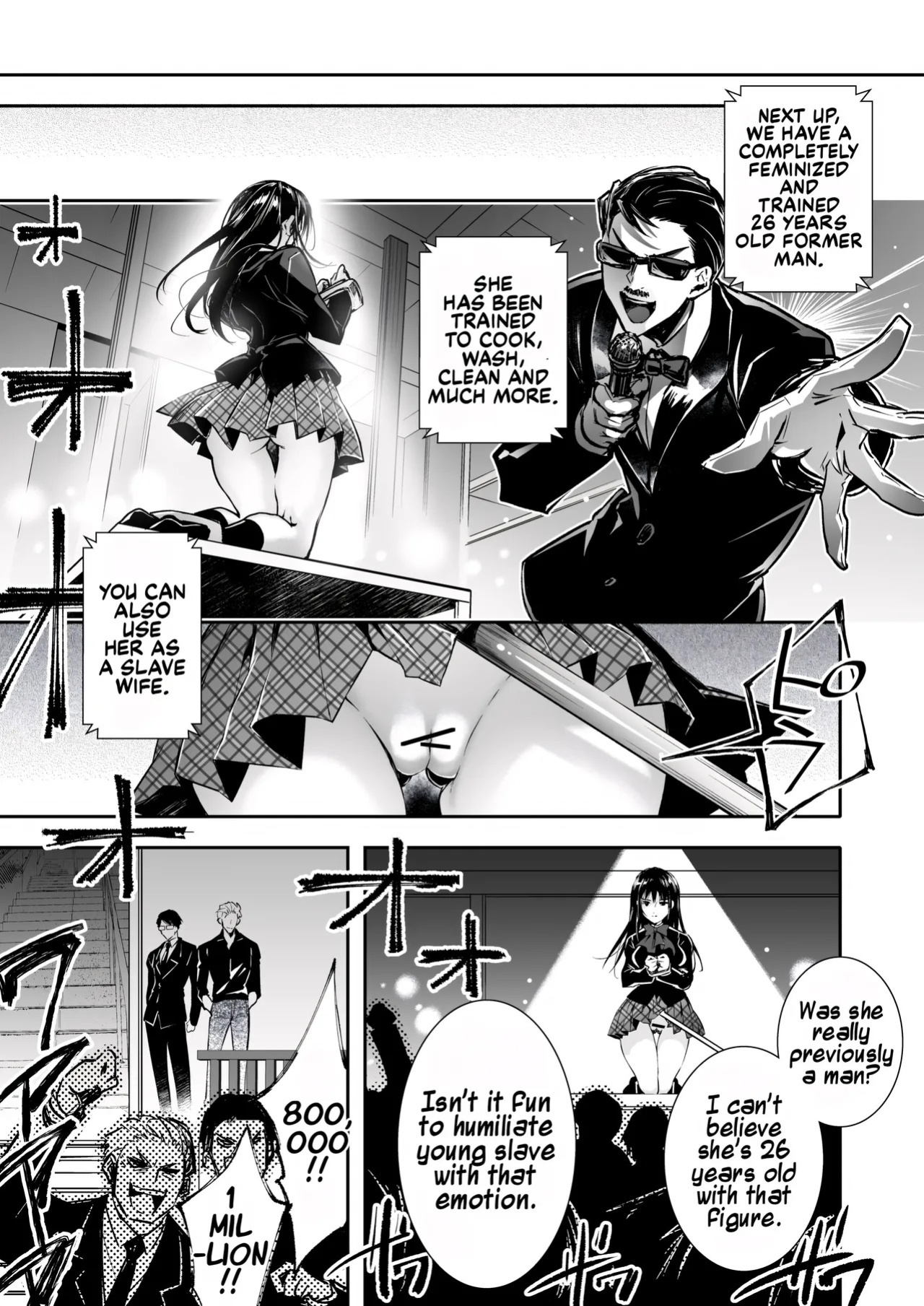 [Chijoku An (Cardinal)] Mesu Ochi no Kashaku ~Tsuma o Netotta Otoko no Seitenka Maid ni Sareta Seinen~ | A Fallen Woman's Remorse ~A Young Man Turned Into a Sex-Changed Maid by the Man Who Stole His Wife~ [English] [Maika]