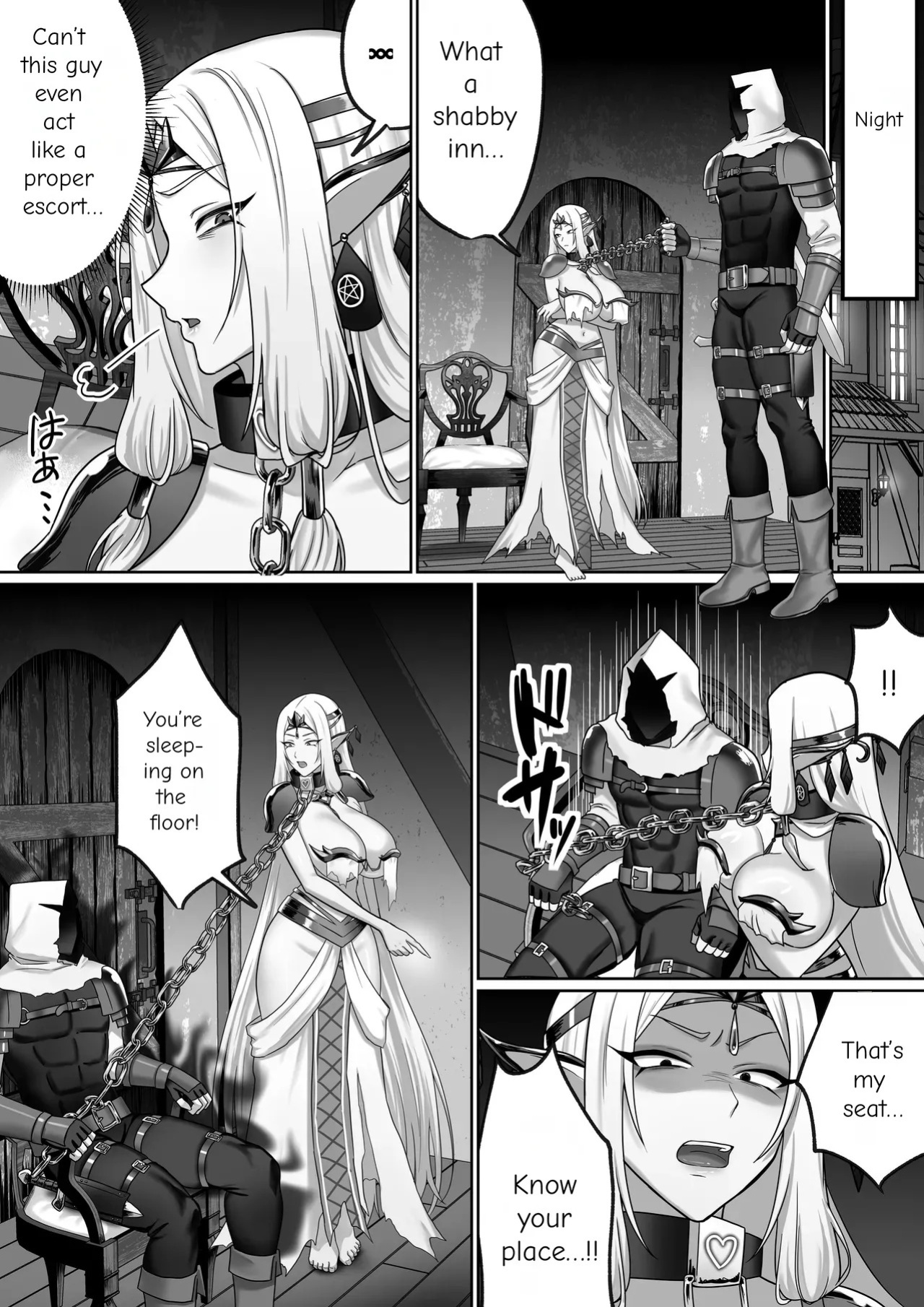 [Poki no Ie (Pochikin, Chinpoki)] "Zettai Osu" Kanzen Seifuku (Kairaku Izon) ~Bakunyuu Elf Joou ga Ochiru made~ | Until the Big-Breasted Elf Queen Falls [English]